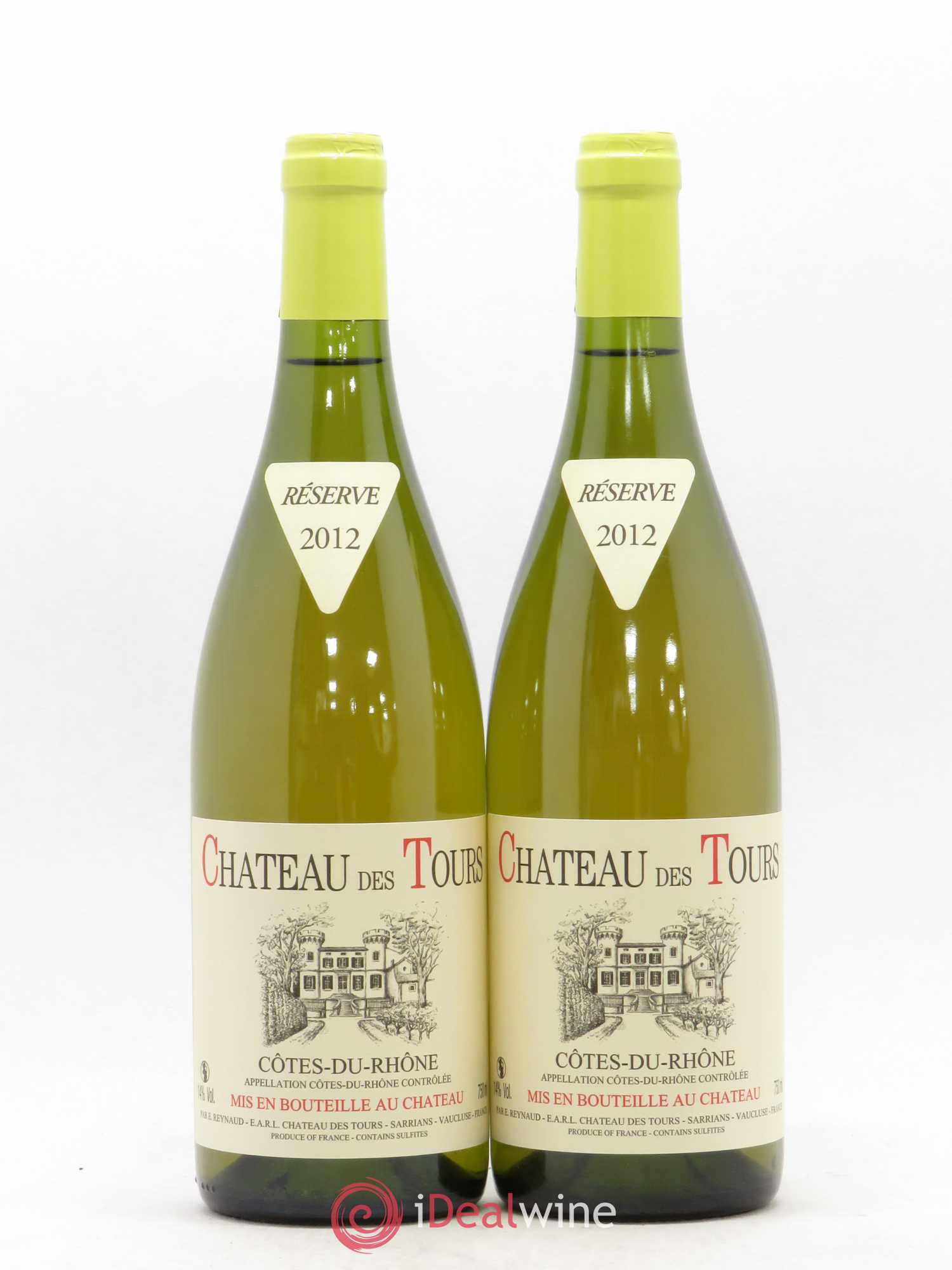 Côtes-du-Rhône Château des Tours Emmanuel Reynaud 2012 - Lot de 2 bouteilles - 0