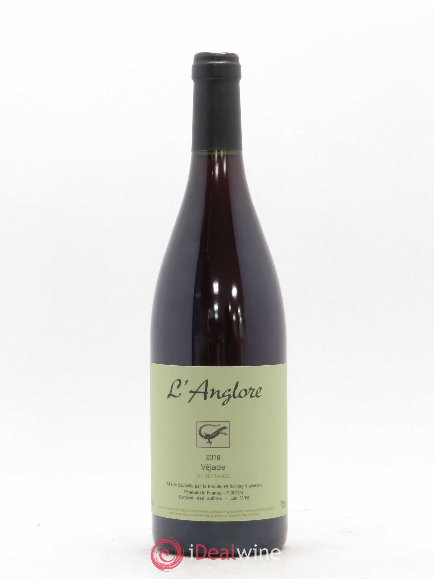 Vin de France Véjade L'Anglore 2018 - Lot de 1 bouteille - 0