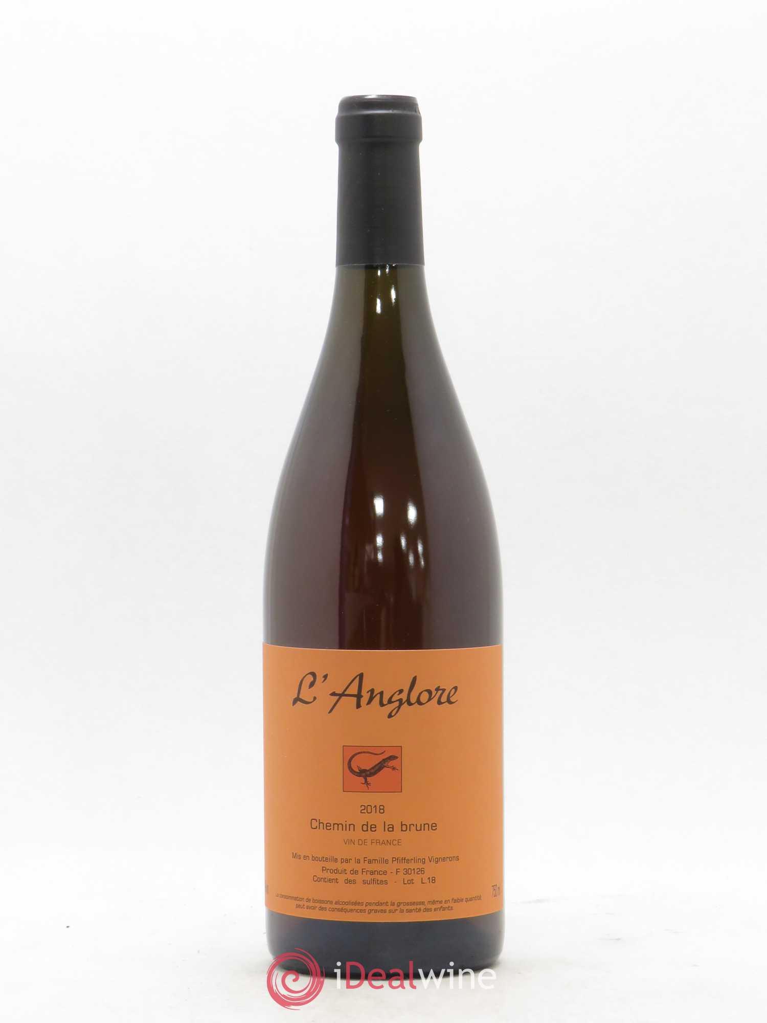 Vin de France Chemin de la brune L'Anglore 2018 - Lot de 1 bouteille - 0