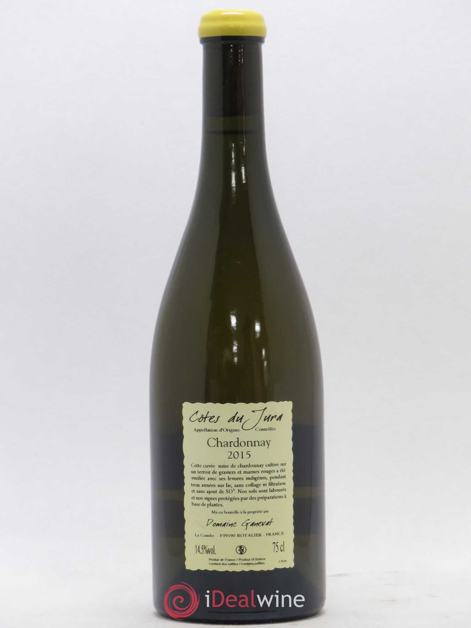 Côtes du Jura Les Gryphées Vieilles Vignes Jean-François Ganevat (Domaine) 2015 - Lot de 1 bouteille - 1