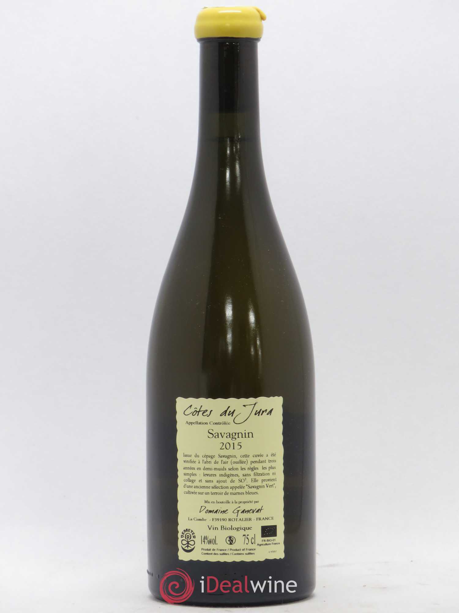 Côtes du Jura Les Chalasses Marnes Bleues Jean-François Ganevat (Domaine) 2015 - Lot de 1 bouteille - 1
