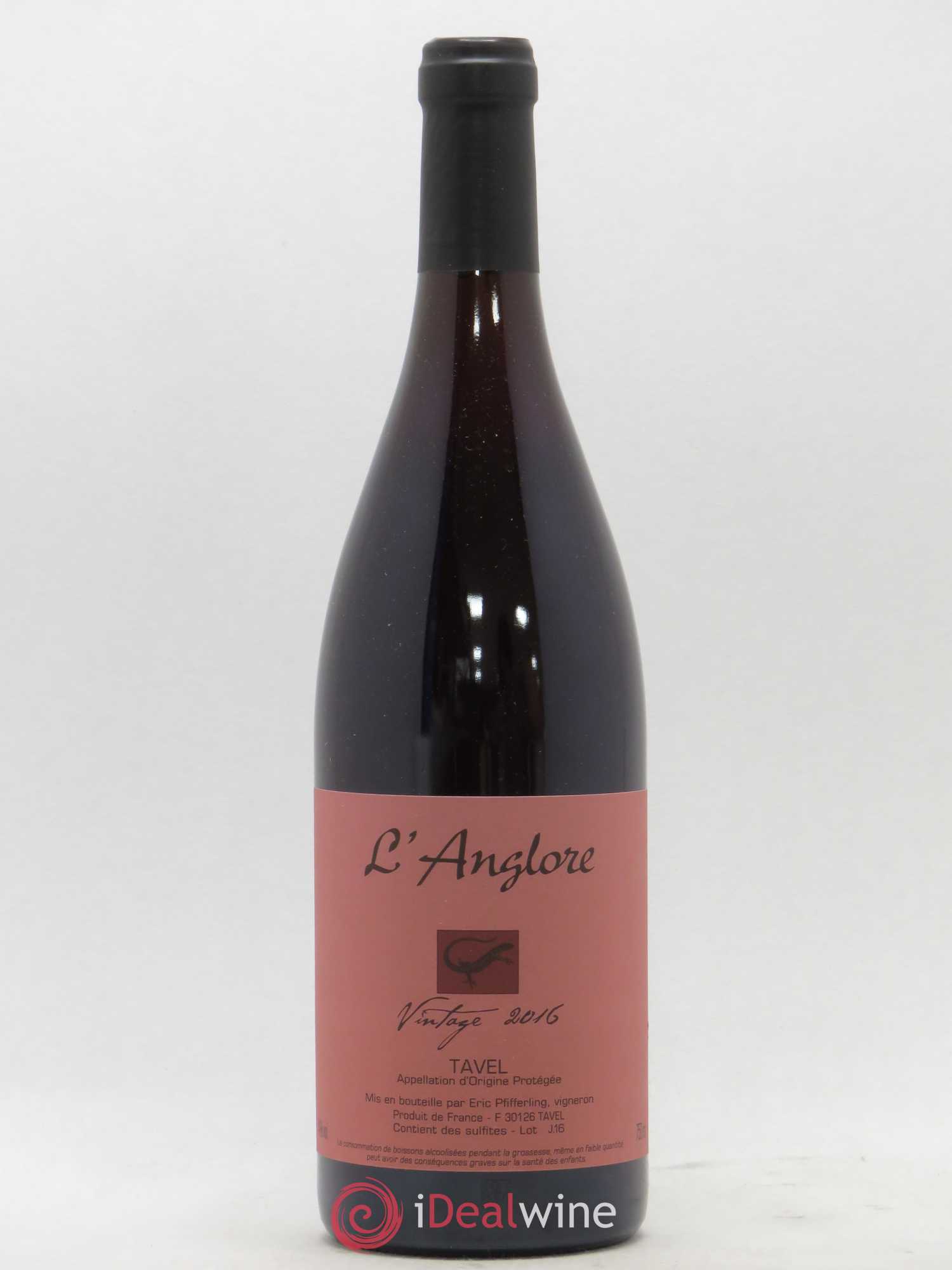 Tavel Vintage L'Anglore 2016 - Lot de 1 bouteille - 0