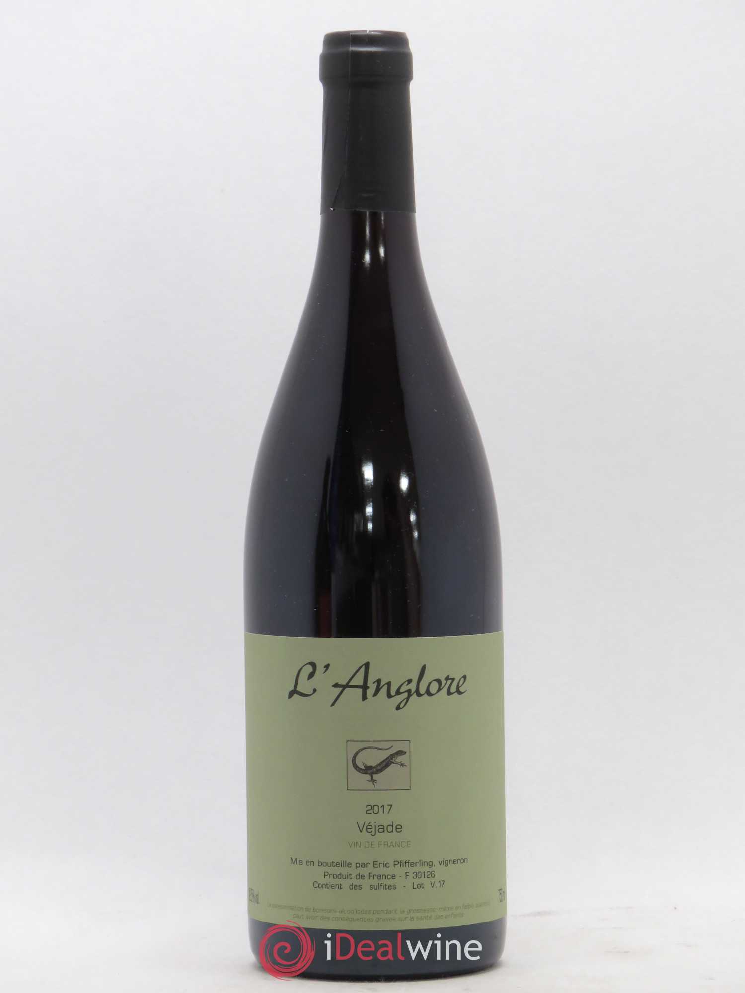 Vin de France Véjade L'Anglore 2017 - Lot de 1 bouteille - 0
