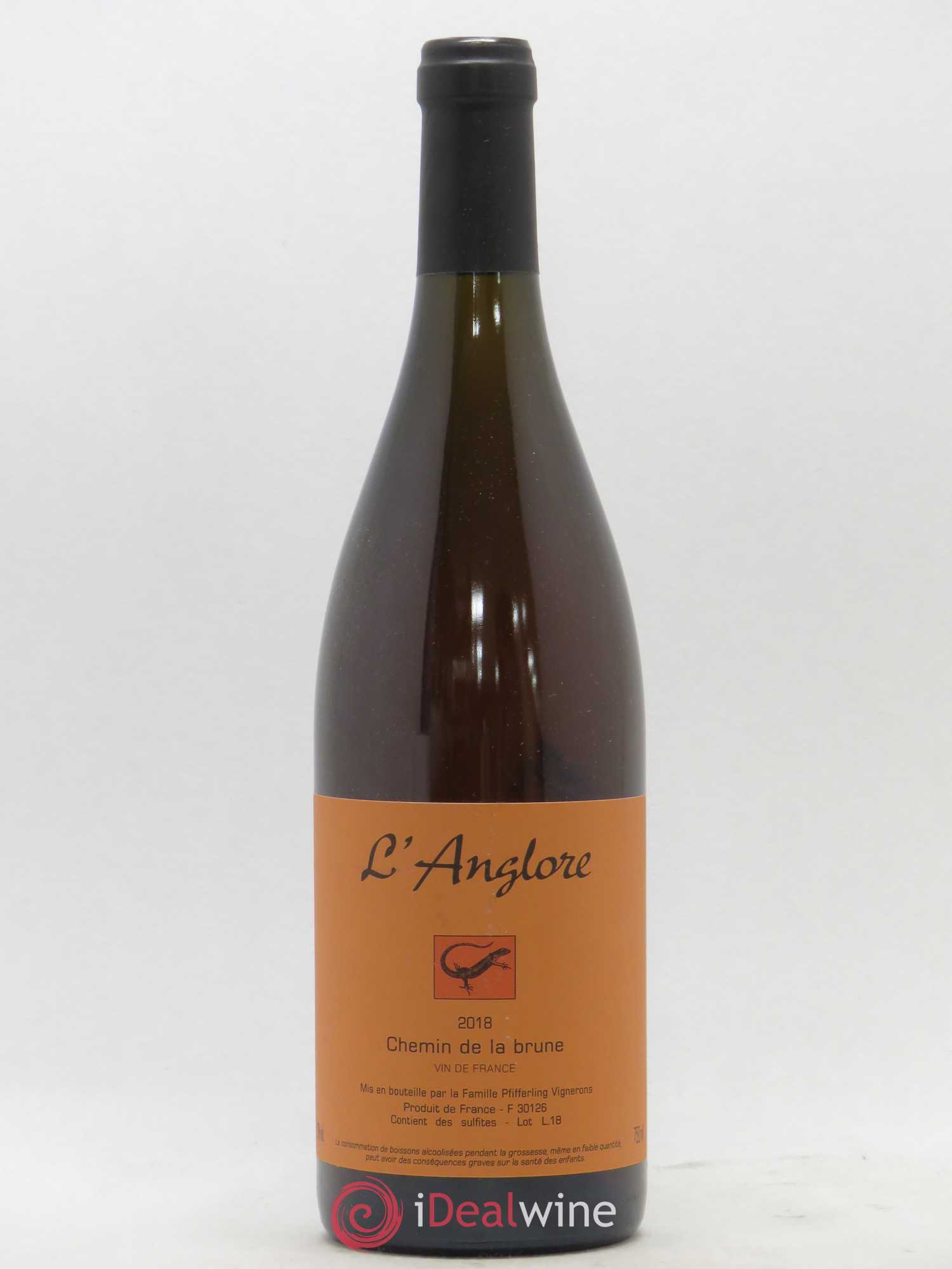 Vin de France Chemin de la brune L'Anglore 2018 - Lot de 1 bouteille - 0