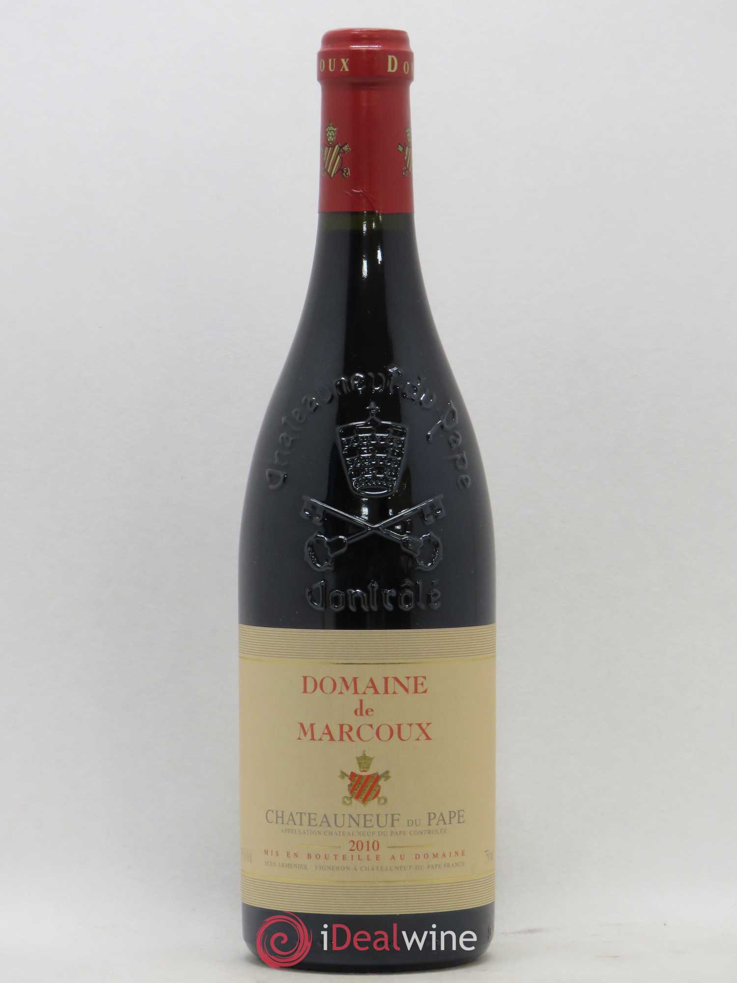 Châteauneuf-du-Pape Marcoux (Domaine de) 2010 - Lot de 1 bouteille - 0