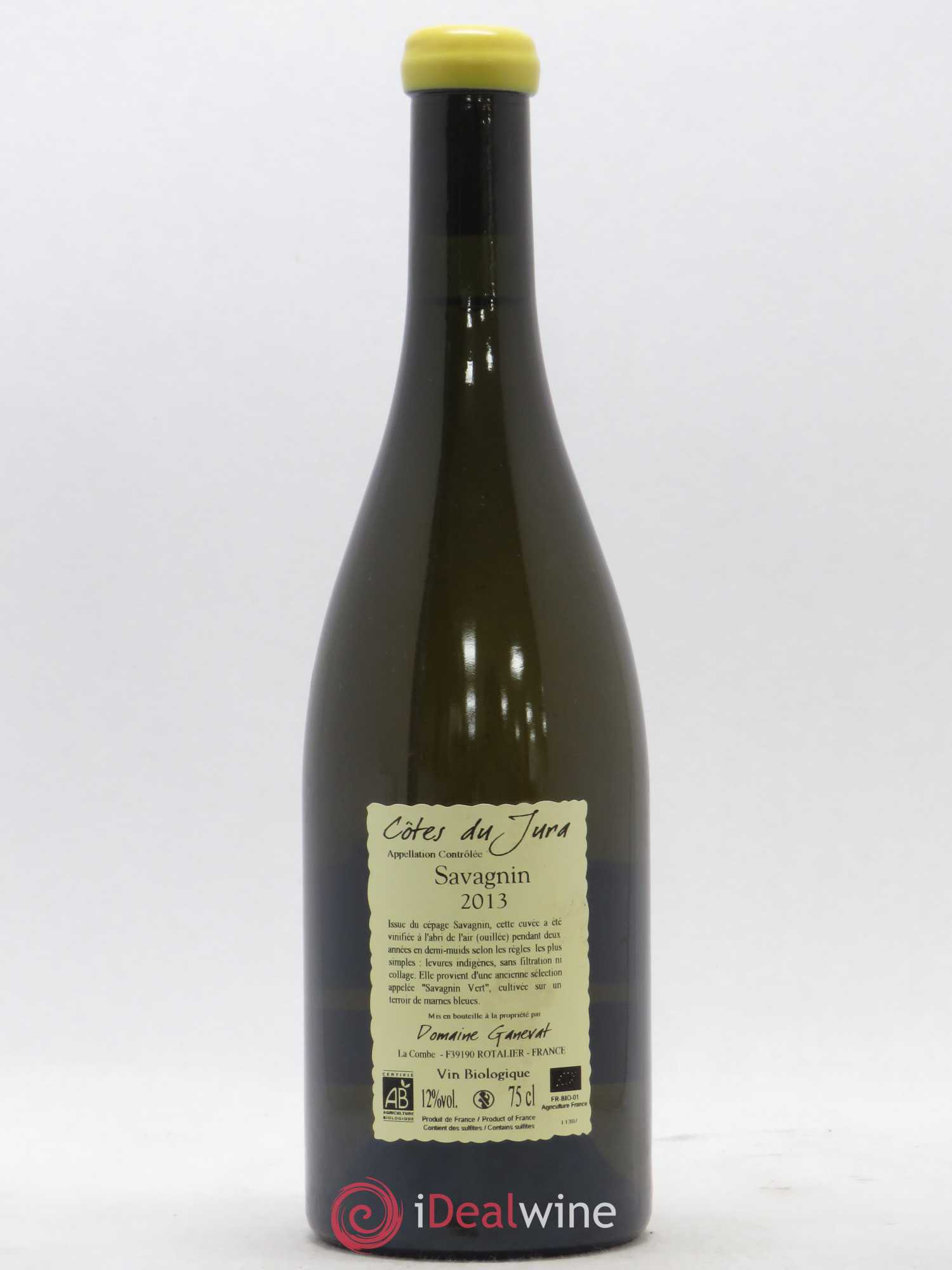Côtes du Jura Les Chalasses Marnes Bleues Jean-François Ganevat (Domaine) 2013 - Lot de 1 bouteille - 1