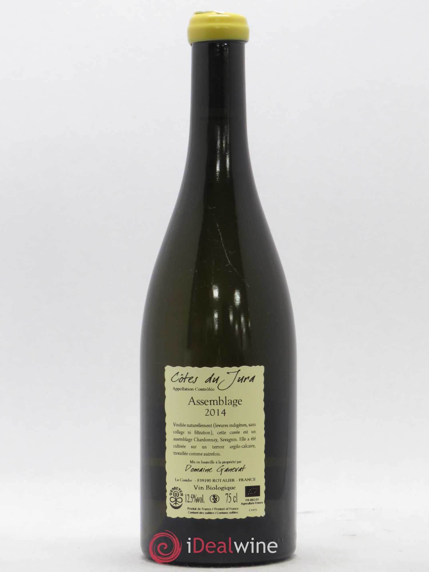 Côtes du Jura Cuvée Orégane Jean-François Ganevat (Domaine) 2014 - Lot de 1 bouteille - 1