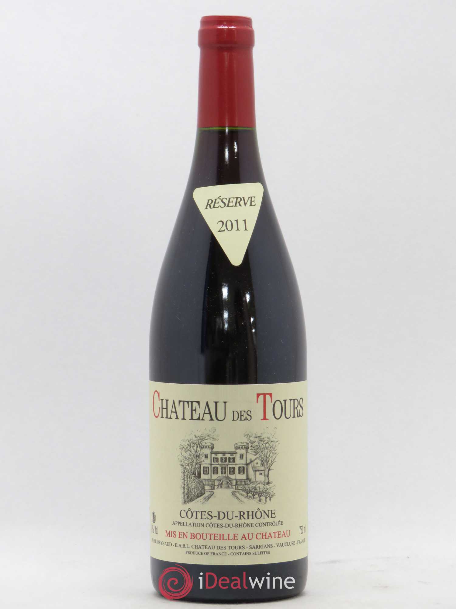Côtes-du-Rhône Château des Tours Emmanuel Reynaud 2011 - Lot de 1 bouteille - 0