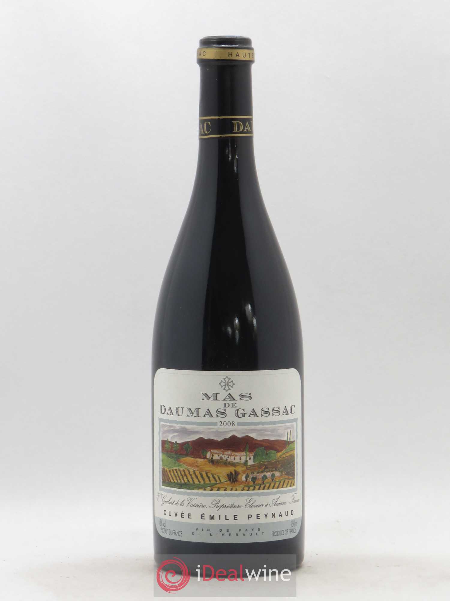 Pays d'Hérault Mas de Daumas Gassac Cuvée Emile Peynaud Famille Guibert de La Vaissière 2008 - Lot de 1 bouteille - 0