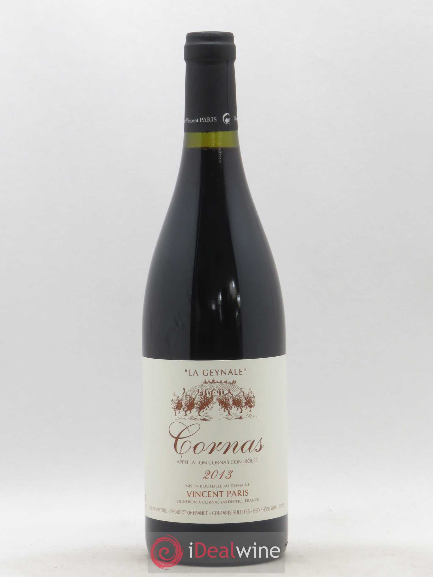 Cornas La Geynale Vincent Paris 2013 - Lot de 1 bouteille - 0