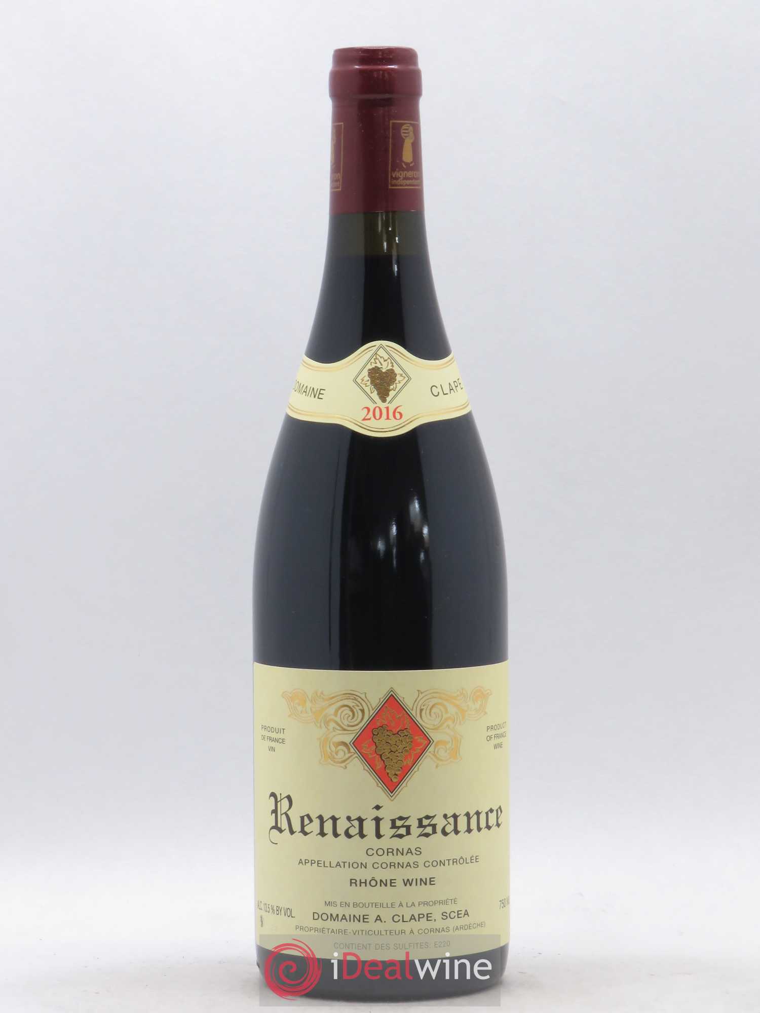 Cornas Renaissance Auguste Clape 2016 - Posten von 1 Flasche - 0