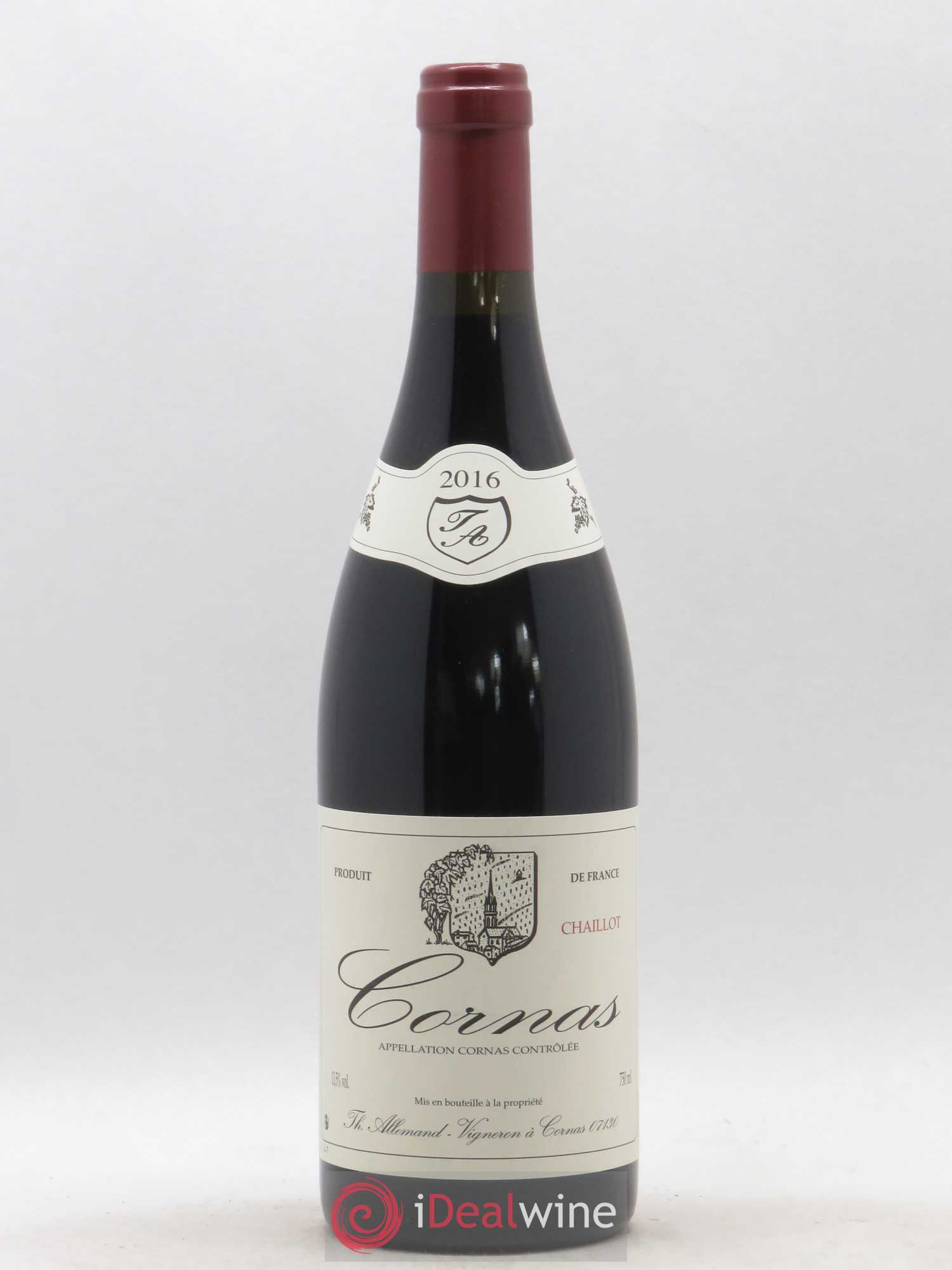 Cornas Chaillot Thierry Allemand 2016 - Lot de 1 bouteille - 0