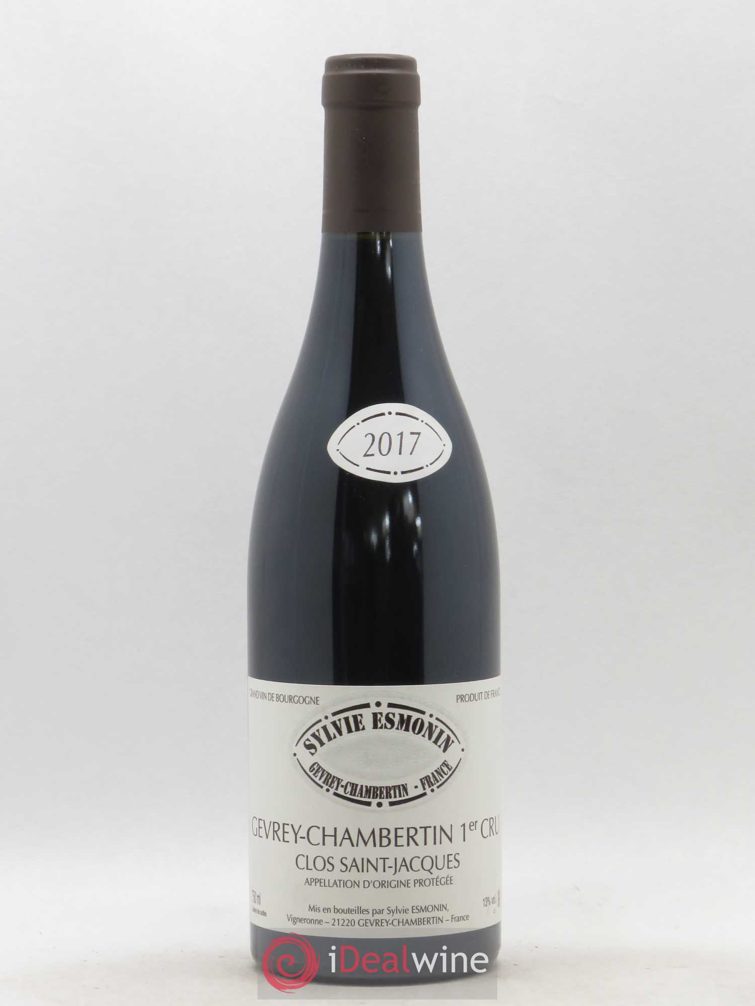 Gevrey-Chambertin 1er Cru Clos Saint Jacques Sylvie Esmonin 2017 - Lot de 1 bouteille - 0