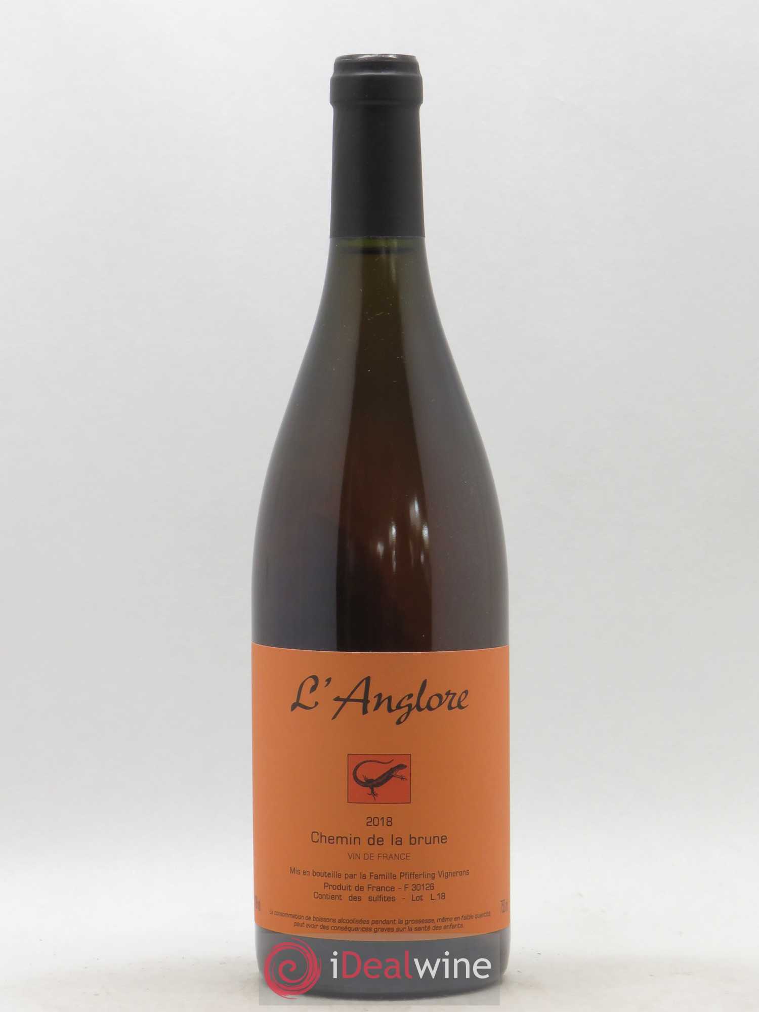 Vin de France Chemin de la brune L'Anglore (senza prezzo di riserva) 2018 - Lotto di 1 bottiglia - 0