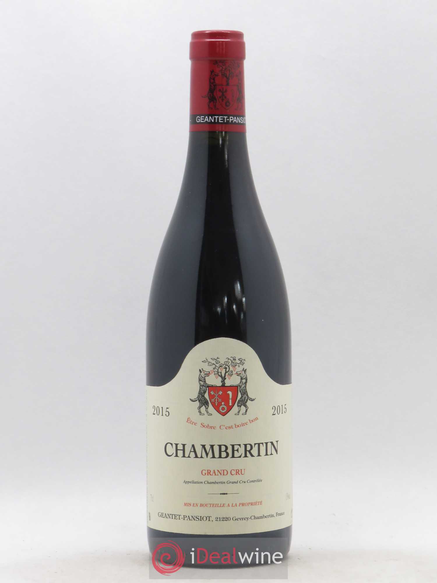 Chambertin Grand Cru Geantet-Pansiot 2015 - Lot de 1 bouteille - 0