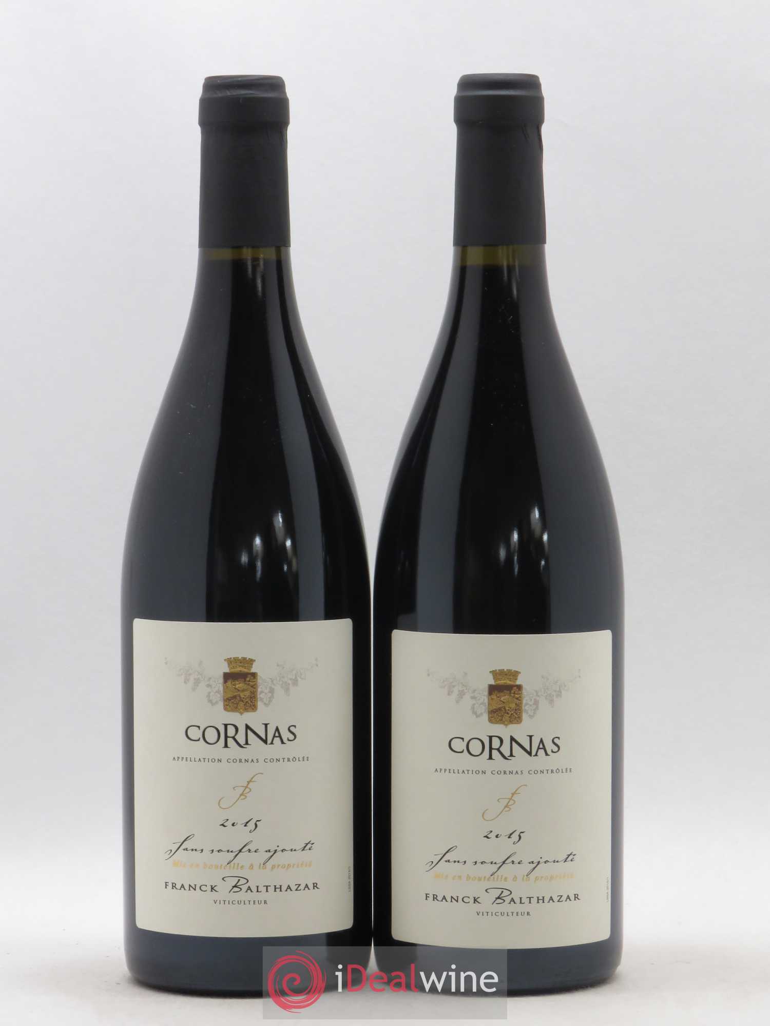 Cornas Cuvée sans soufre Franck Balthazar (Domaine) 2015 - Lot de 2 bouteilles - 0