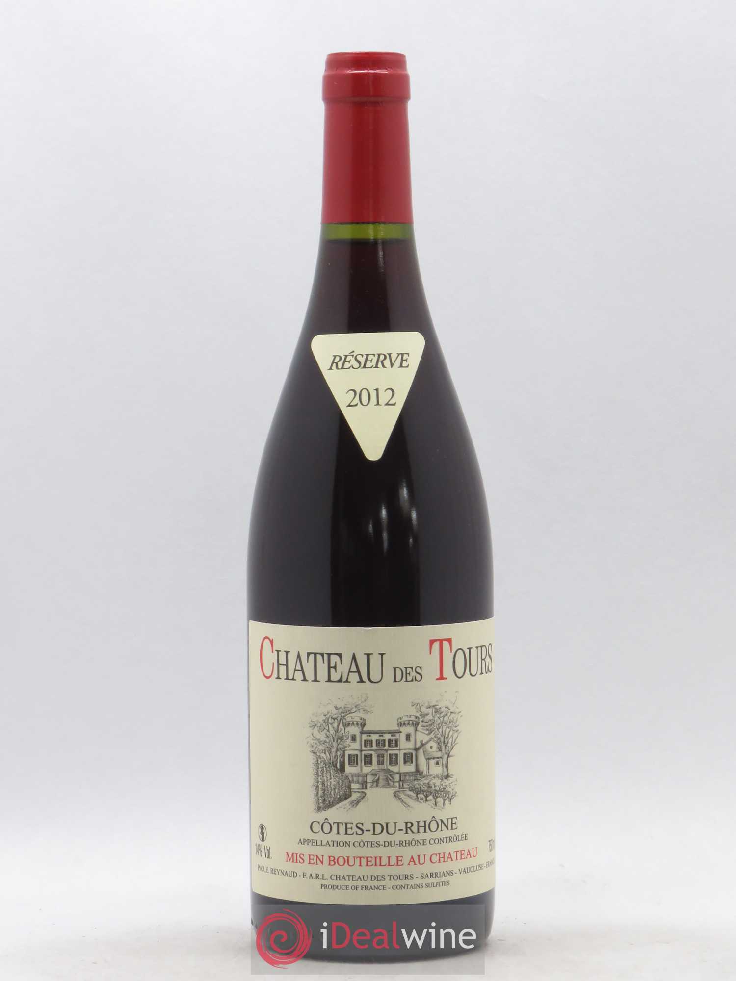 Côtes-du-Rhône Château des Tours Emmanuel Reynaud 2012 - Lot de 1 bouteille - 0