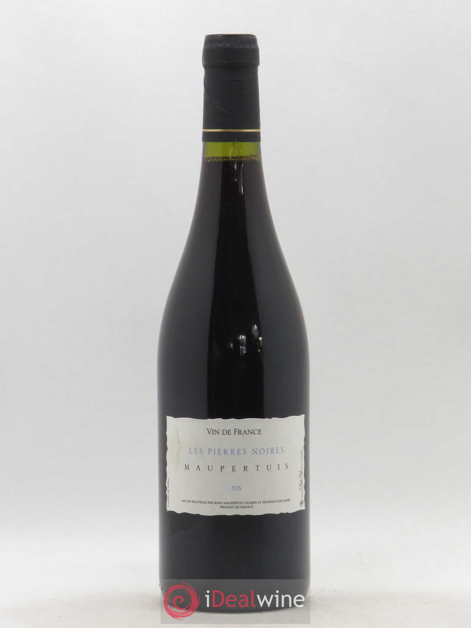 Vin de France Les Pierres Noires Jean Maupertuis 2019 - Lot de 1 bouteille - 0