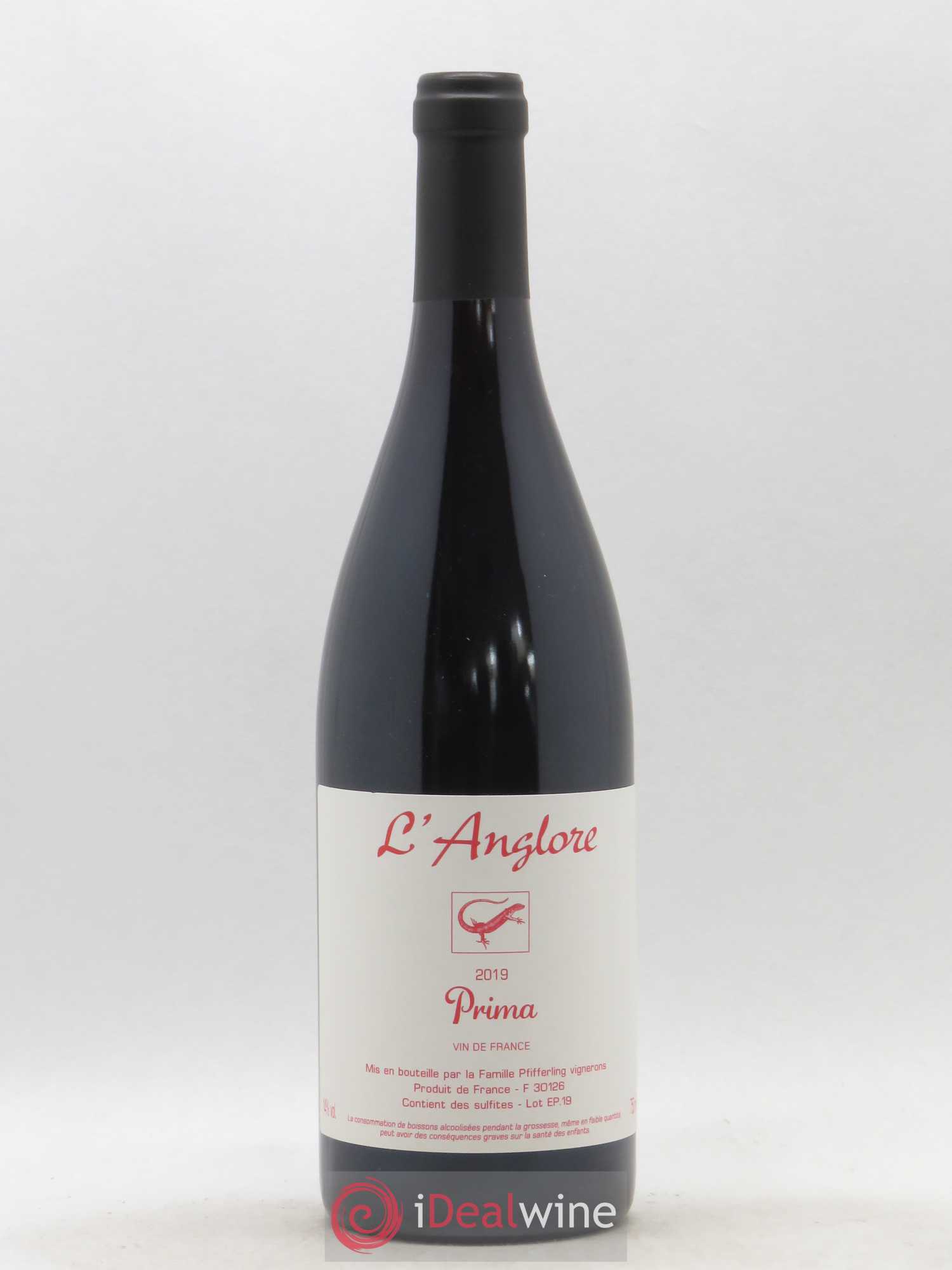 Vin de France Prima L'Anglore 2019 - Lot de 1 bouteille - 0