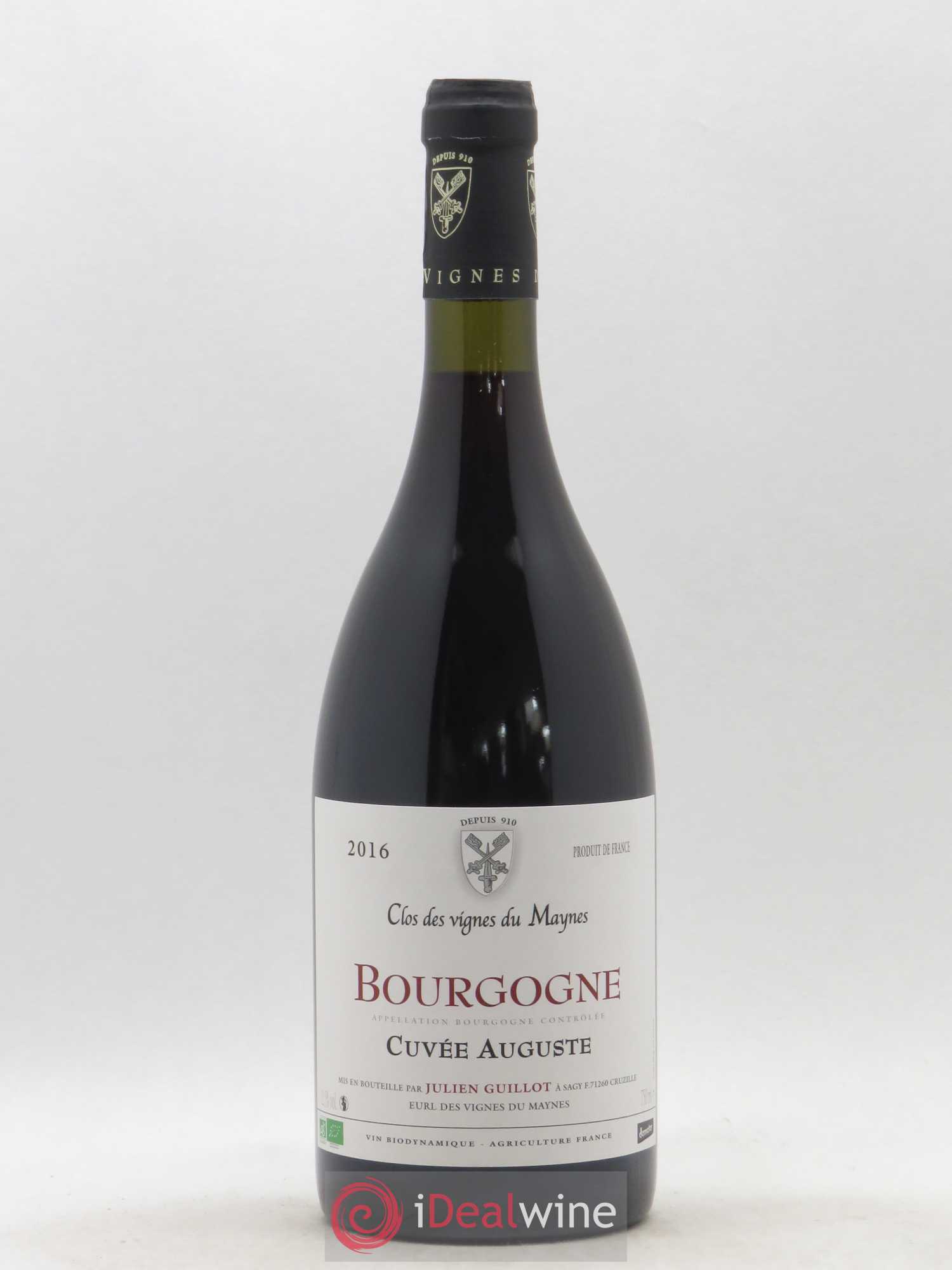 Bourgogne Cuvée Auguste Les Vignes du Maynes 2016 - Lot de 1 bouteille - 0