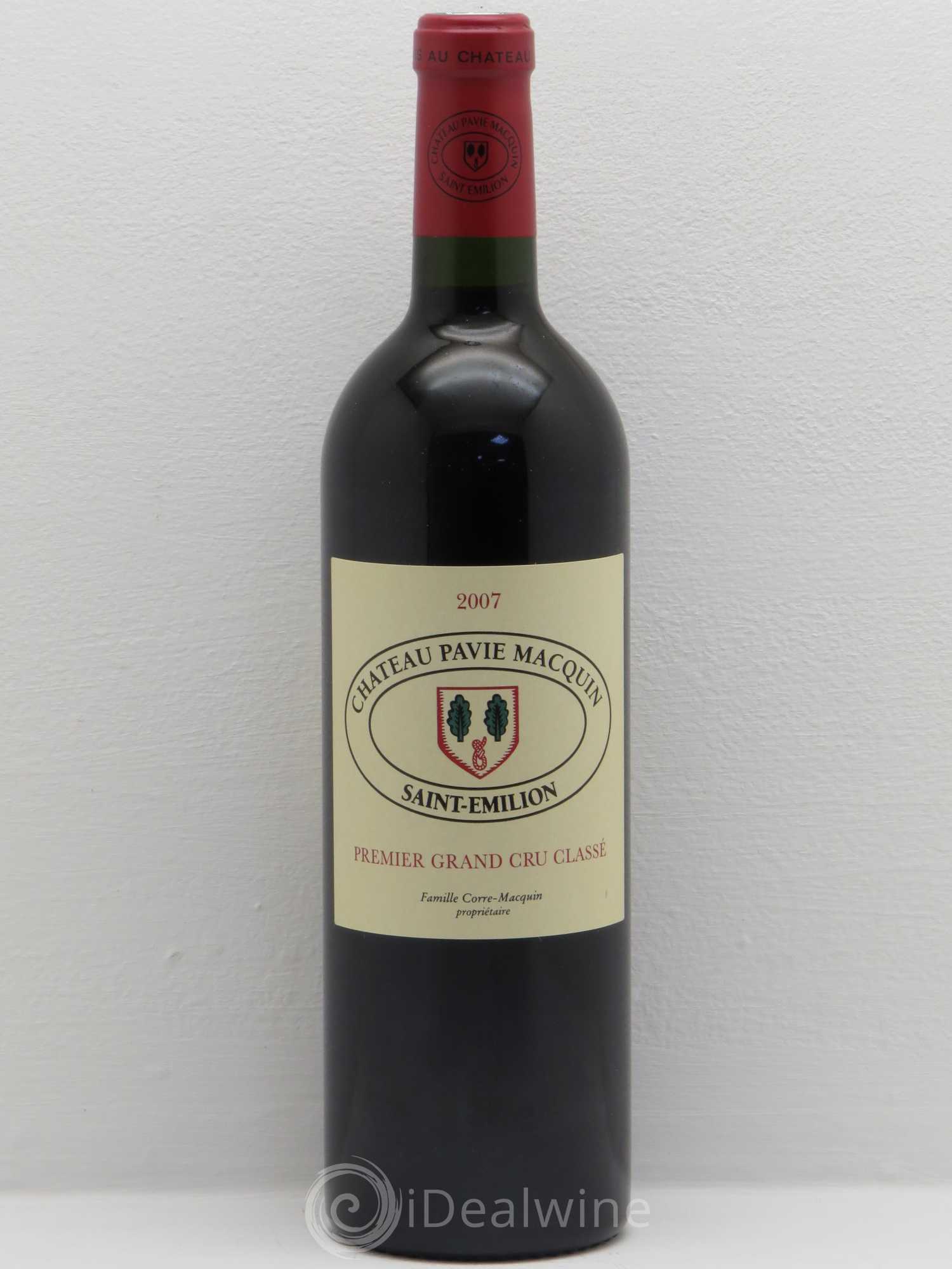 Château Pavie Macquin 1er Grand Cru Classé B 2007 - Lot de 6 bouteilles - 0