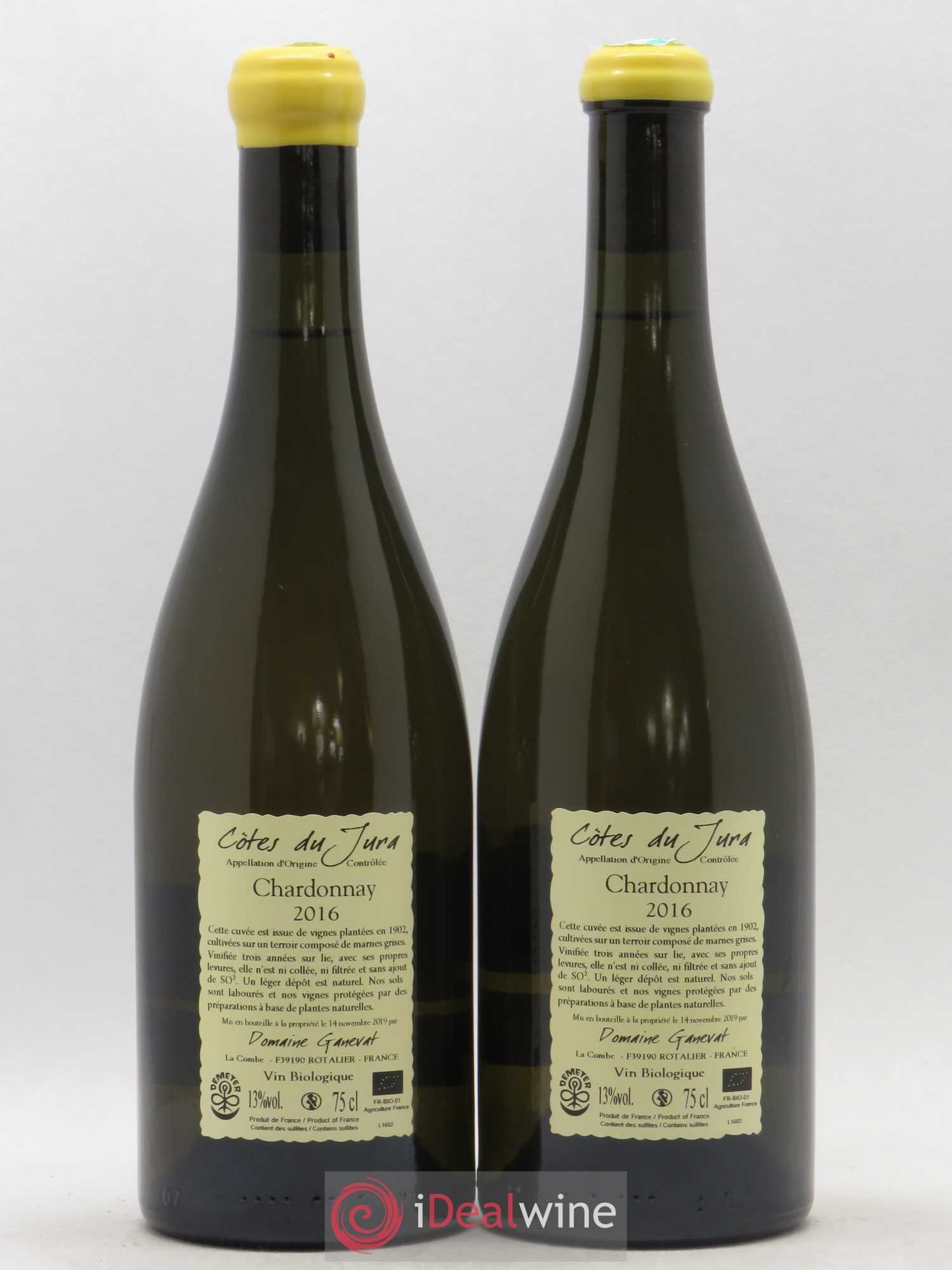 Côtes du Jura Les Chalasses Vieilles Vignes Jean-François Ganevat (Domaine) 2016 - Lot de 2 bouteilles - 1