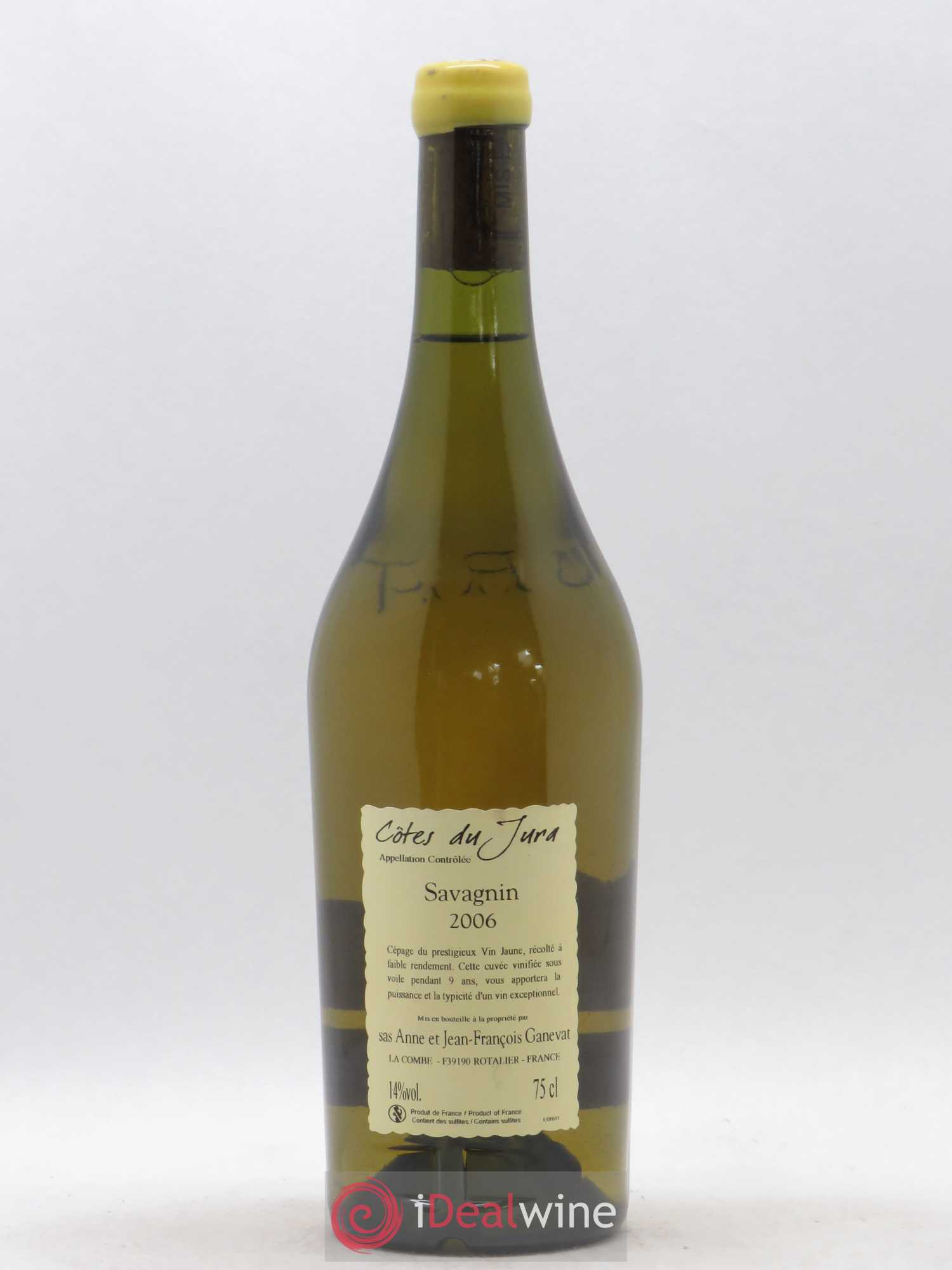 Côtes du Jura Cuvée Prestige Jean-François Ganevat (Domaine) 2006 - Lot de 1 bouteille - 1