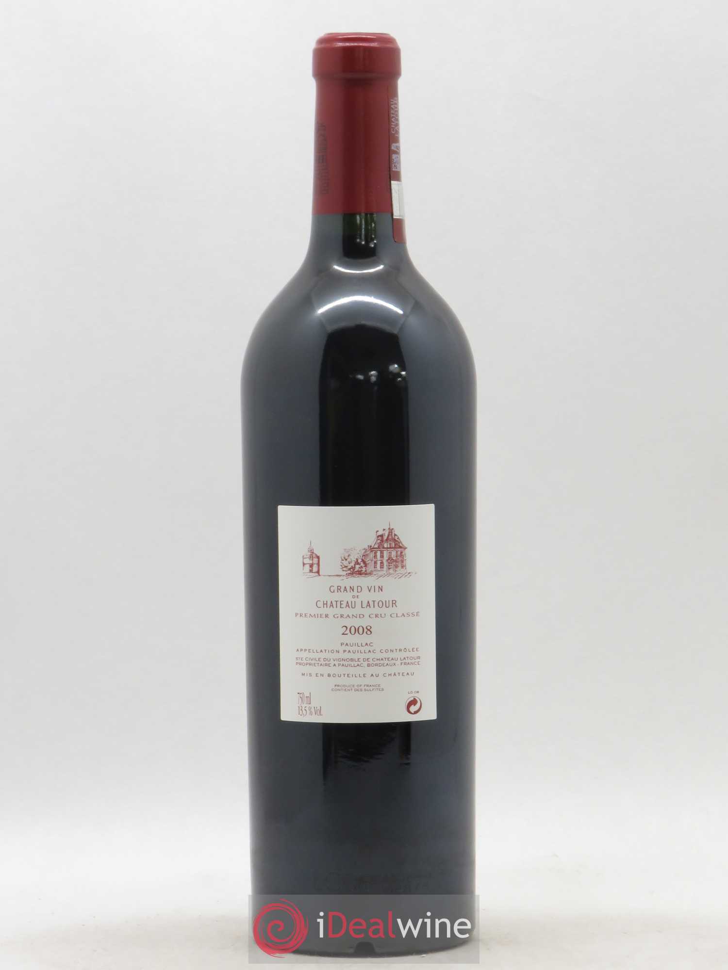 Château Latour 1er Grand Cru Classé 2008 - Lot de 1 bouteille - 1