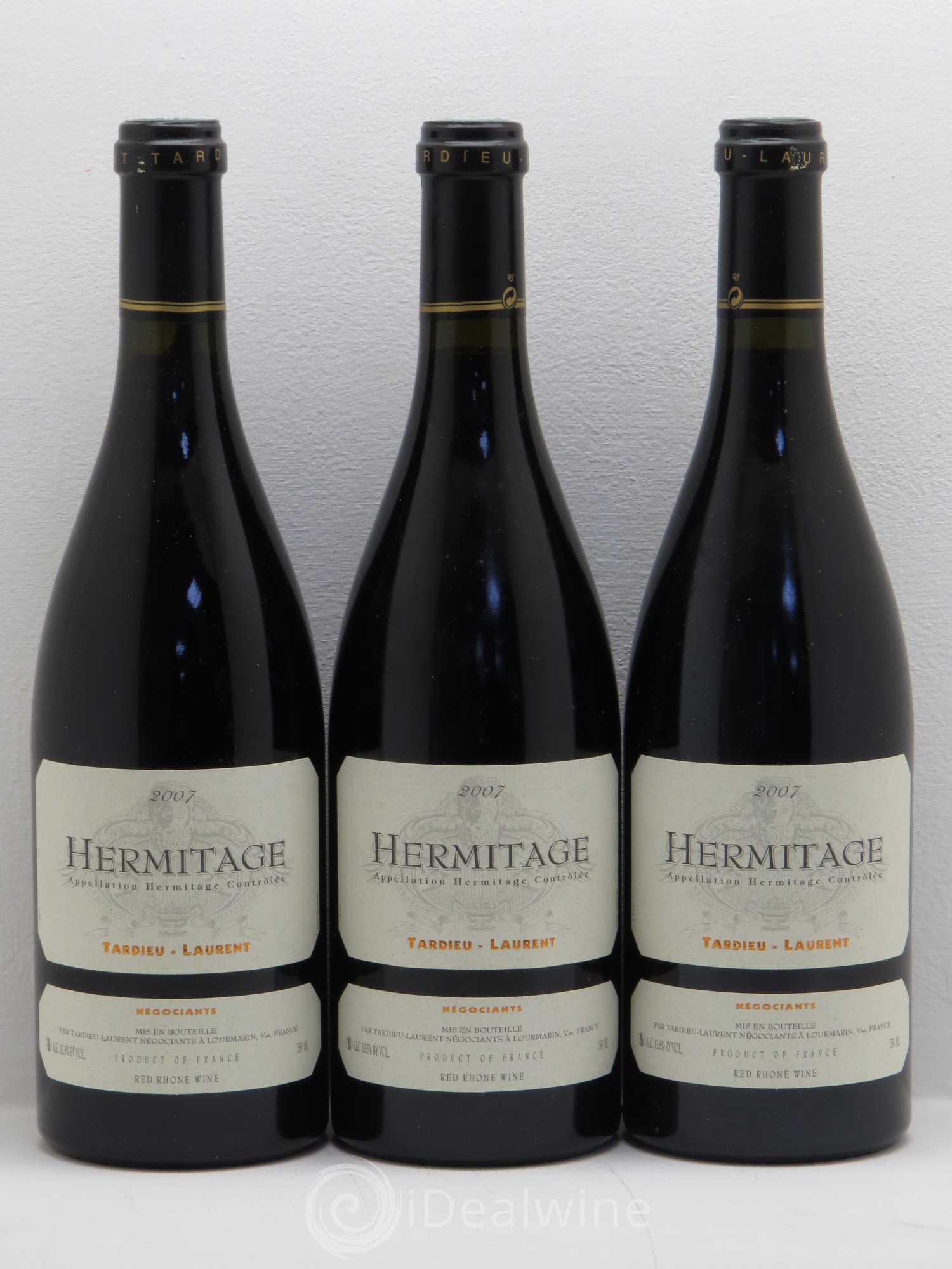 Hermitage Maison Tardieu-Laurent 2007 - Lot de 3 bouteilles - 0