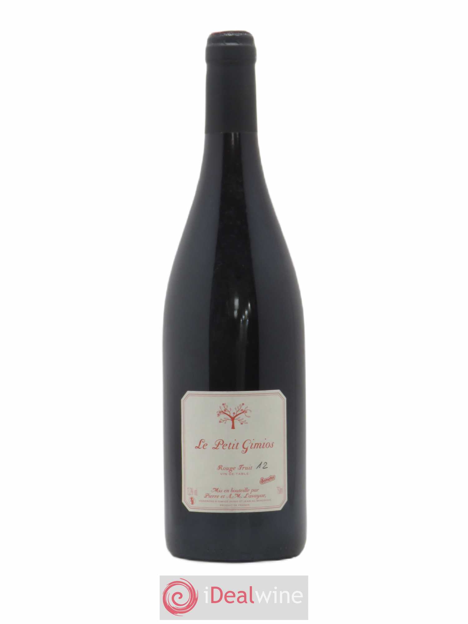 Vin de France Le Petit Gimios Rouge Fruit - Lot de 1 bouteille - 0