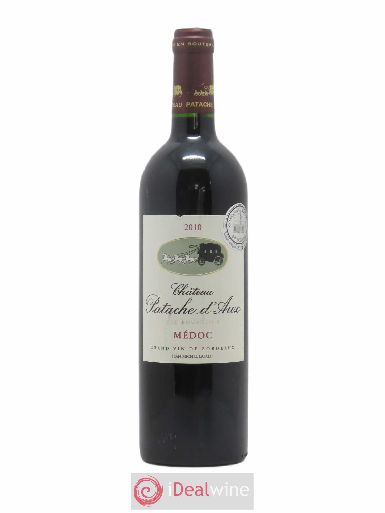 Château Patache d'Aux Cru Bourgeois 2010 - Lot de 1 bouteille - 0