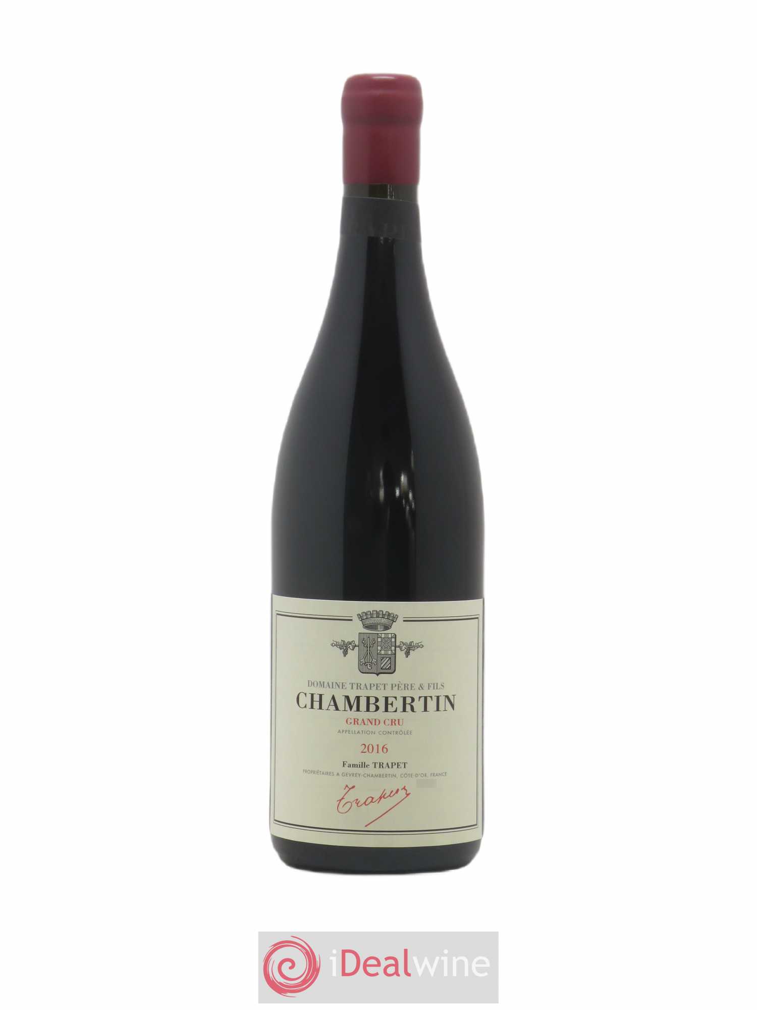 Chambertin Grand Cru Domaine Trapet 2016 - Lot de 1 bouteille - 0