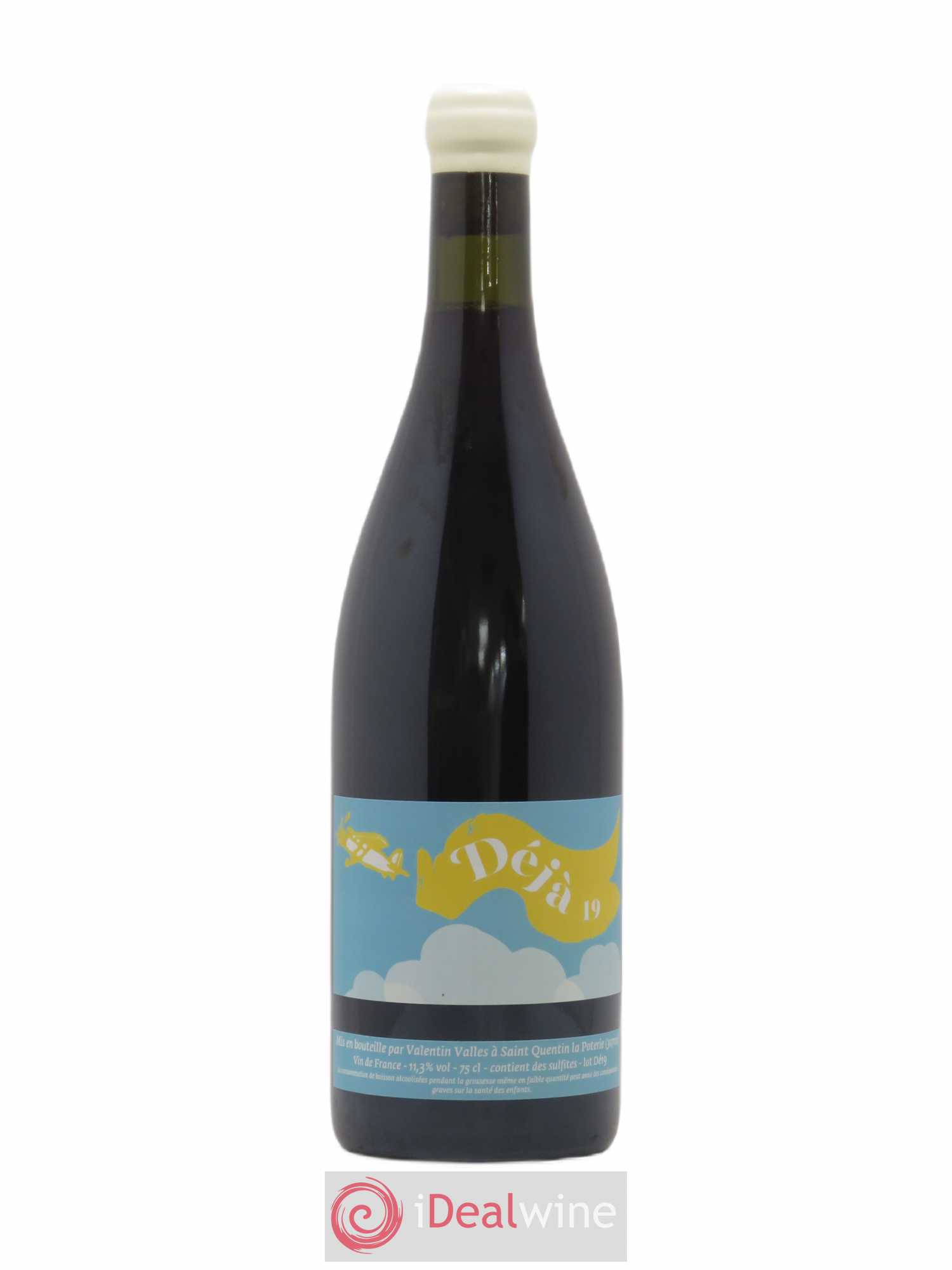 Vin de France Déjà Valentin Valles 2019 - Posten von 1 Flasche - 0