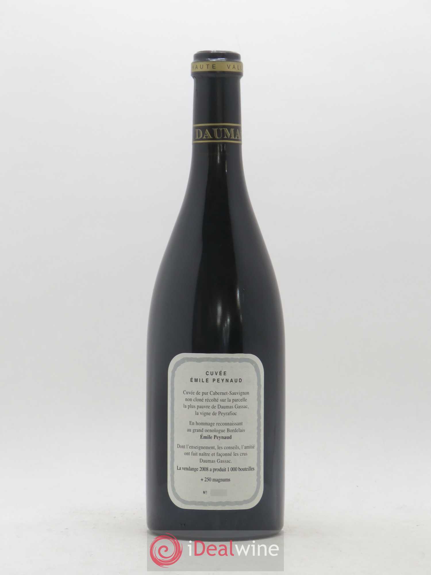 Pays d'Hérault Mas de Daumas Gassac Cuvée Emile Peynaud Famille Guibert de La Vaissière 2008 - Lot de 1 bouteille - 2