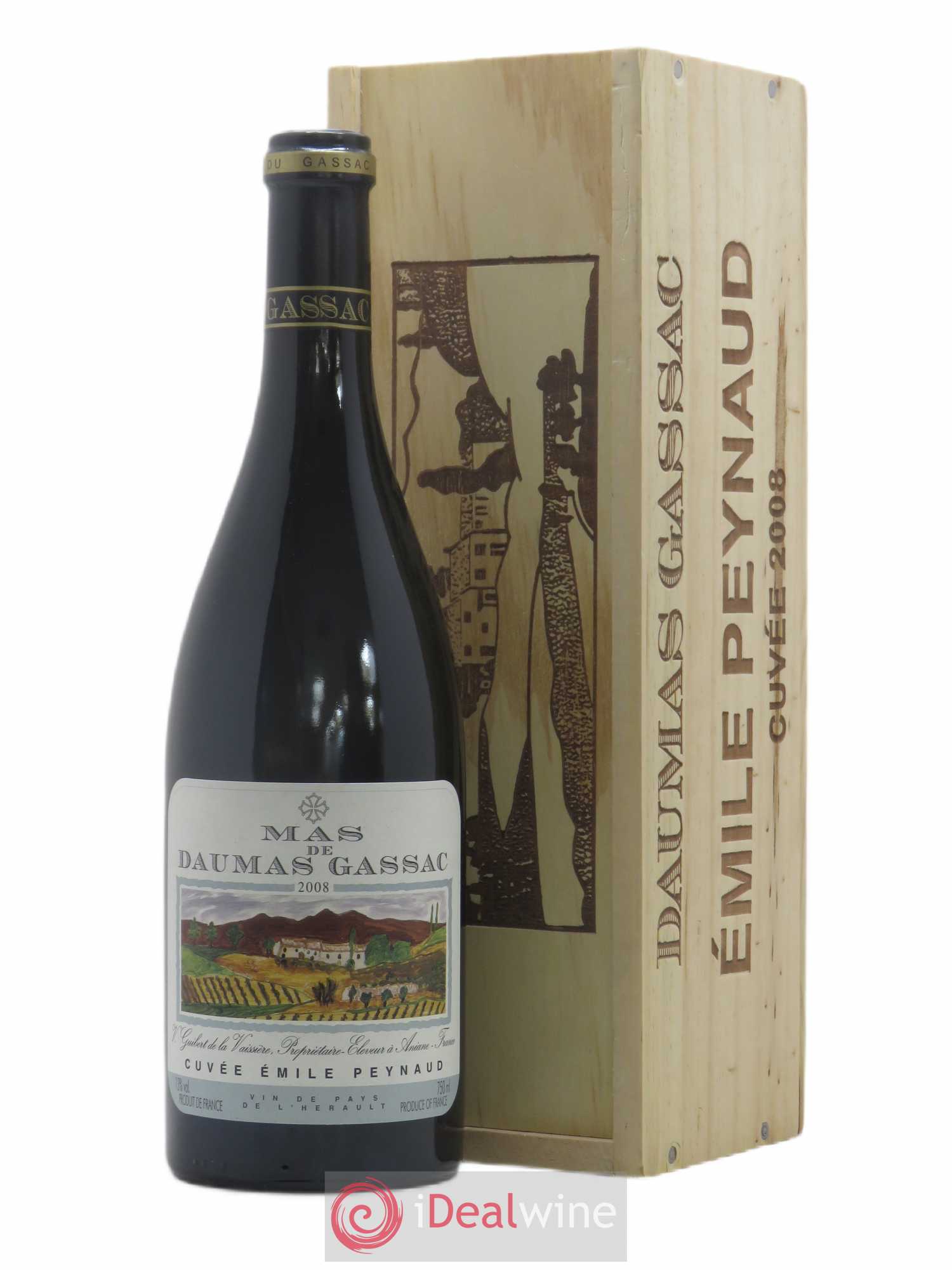 Pays d'Hérault Mas de Daumas Gassac Cuvée Emile Peynaud Famille Guibert de La Vaissière 2008 - Lot de 1 bouteille - 0