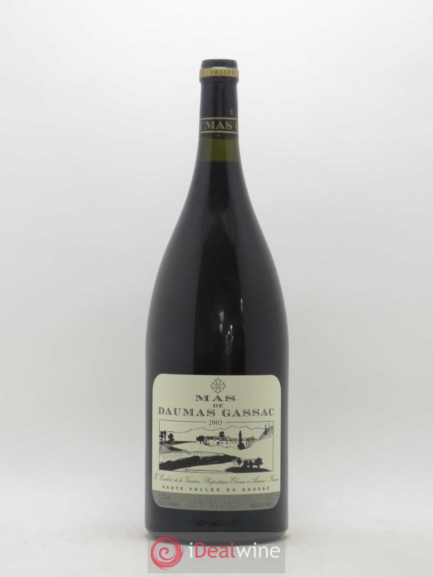 Saint-Guilhem-le-Désert - Cité d'Aniane Mas Daumas Gassac Famille Guibert de La Vaissière 2005 - Lot de 1 magnum - 1