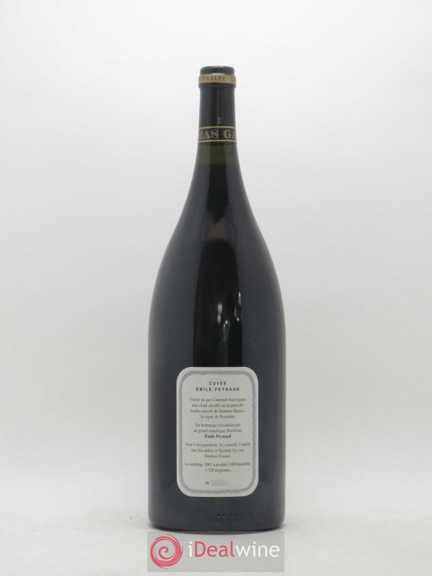 Pays d'Hérault Mas de Daumas Gassac Cuvée Emile Peynaud Famille Guibert de La Vaissière 2007 - Lot de 1 magnum - 2
