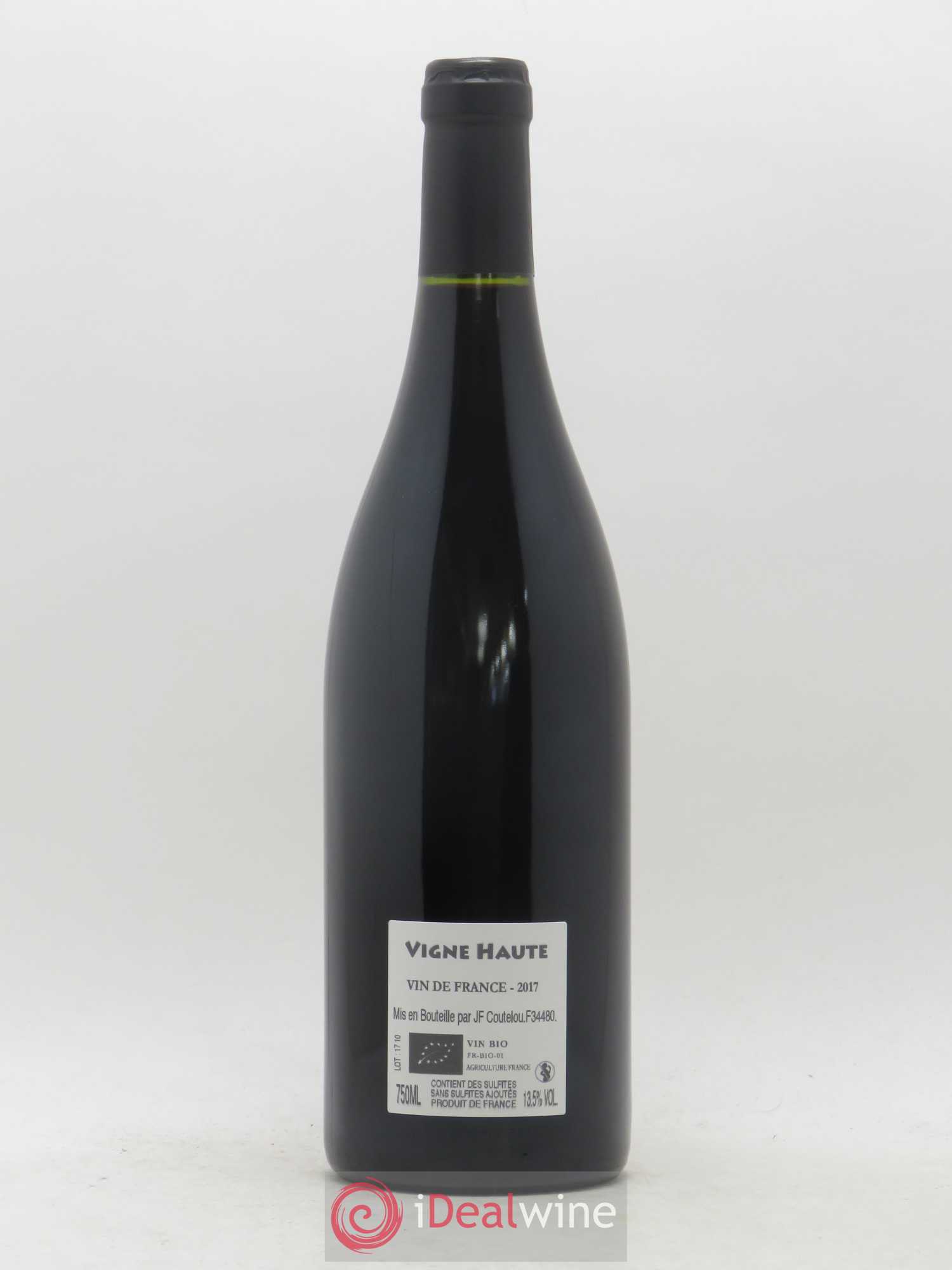 Vin de France La Vigne Haute Coutelou 2017 - Lot de 1 bouteille - 1