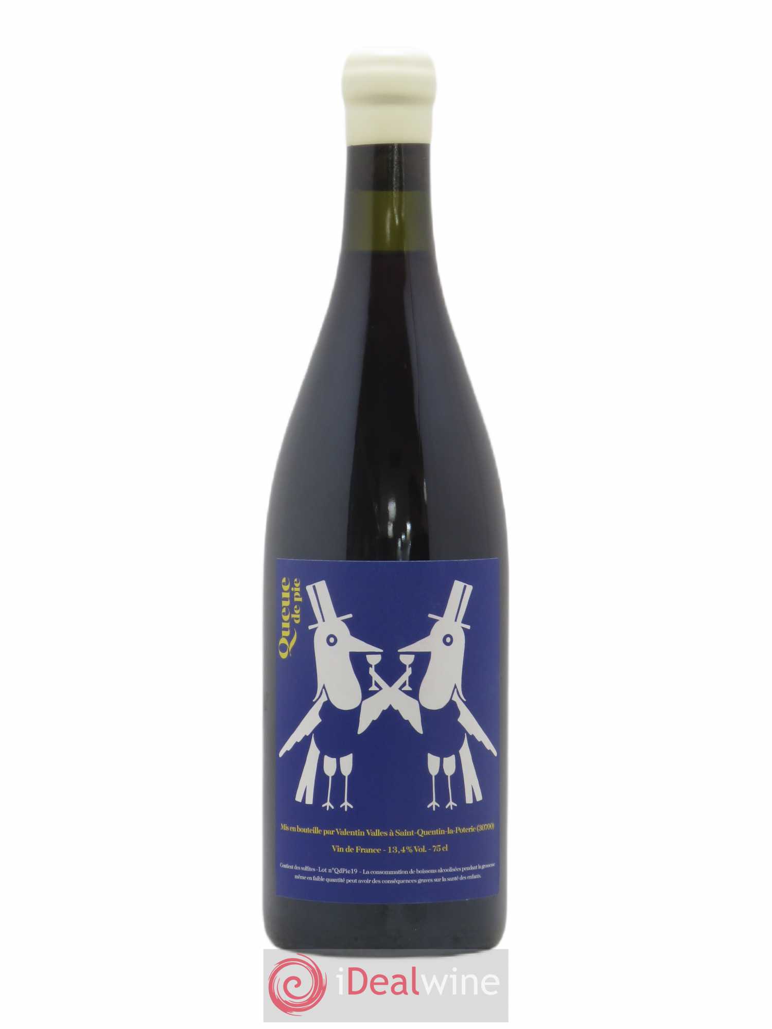 Vin de France Queue de Pie Valentin Valles 2019 - Lot de 1 bouteille - 0