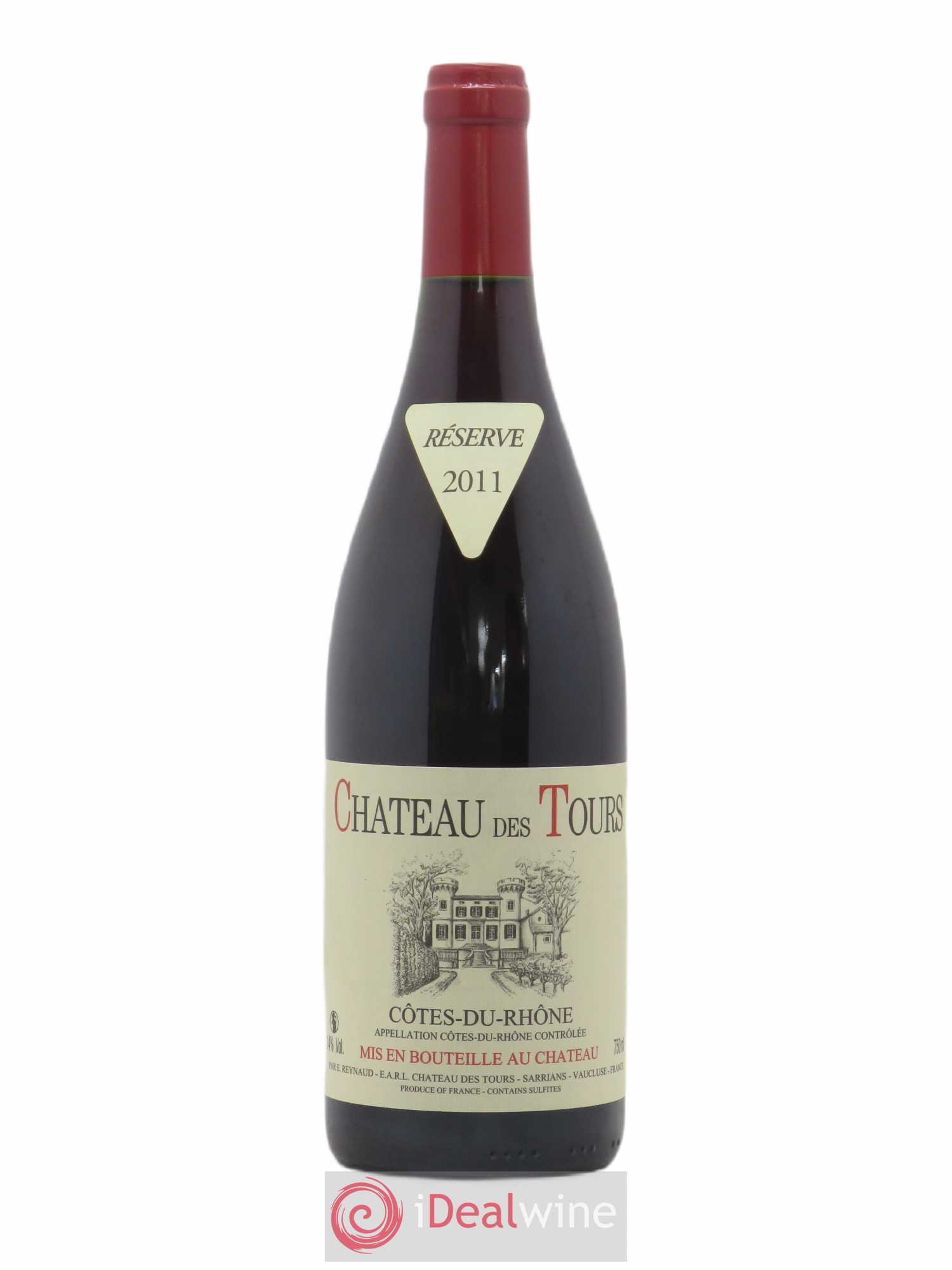 Côtes-du-Rhône Château des Tours Emmanuel Reynaud 2011 - Lot de 1 bouteille - 0