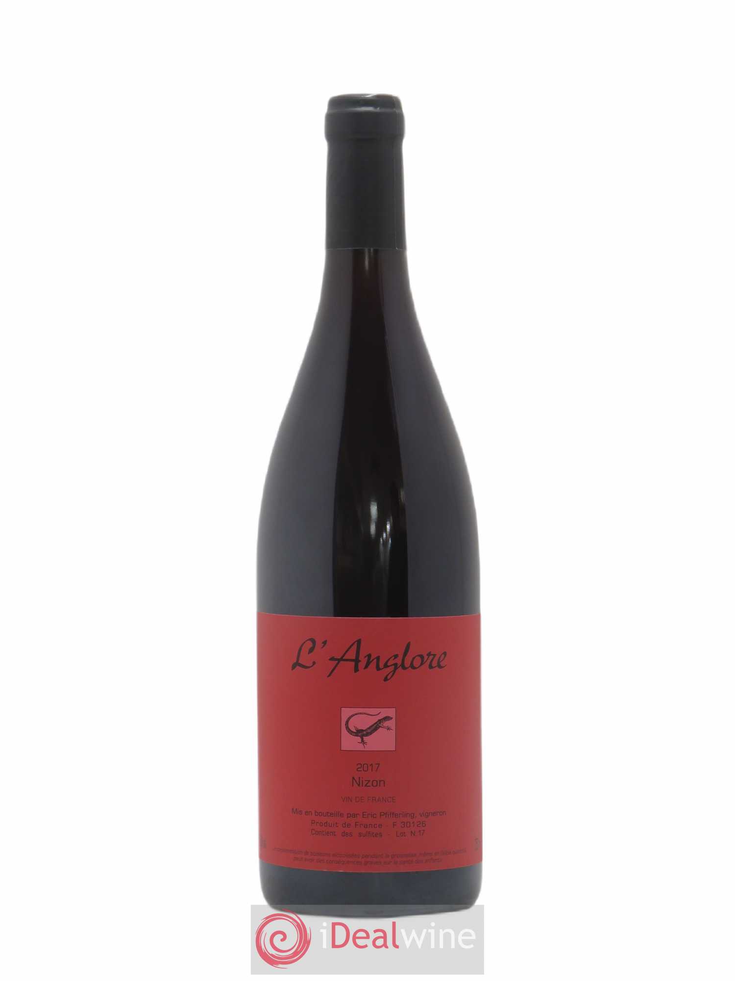Vin de France Nizon L'Anglore 2017 - Lot de 1 bouteille - 0