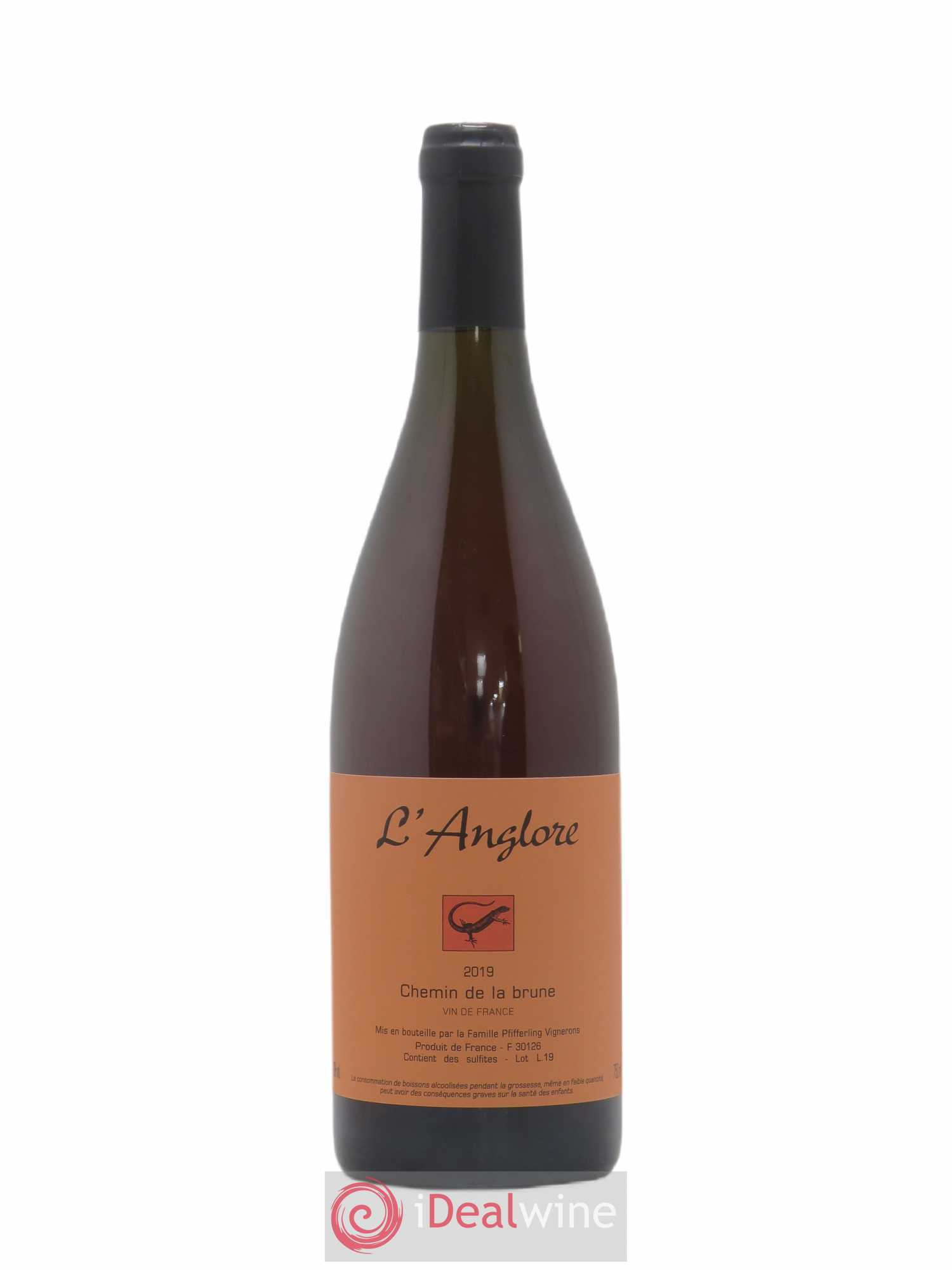 Vin de France Chemin de la brune L'Anglore 2019 - Lot de 1 bouteille - 0
