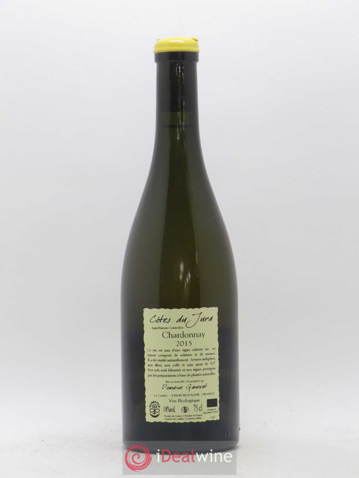 Côtes du Jura Grusse en Billat Jean-François Ganevat (Domaine) 2015 - Lot de 1 bouteille - 1