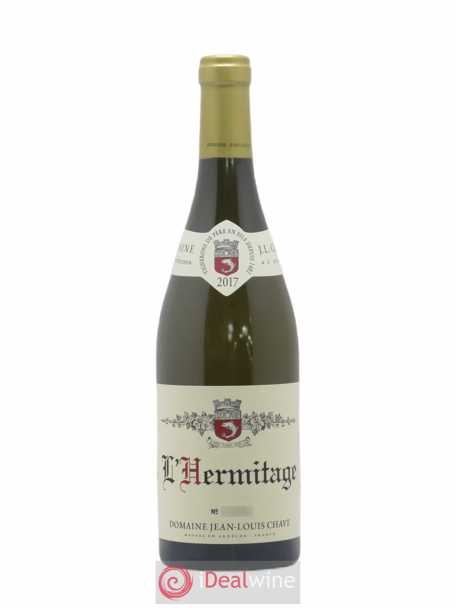 Hermitage Jean-Louis Chave 2017 - Lot de 1 bouteille - 0