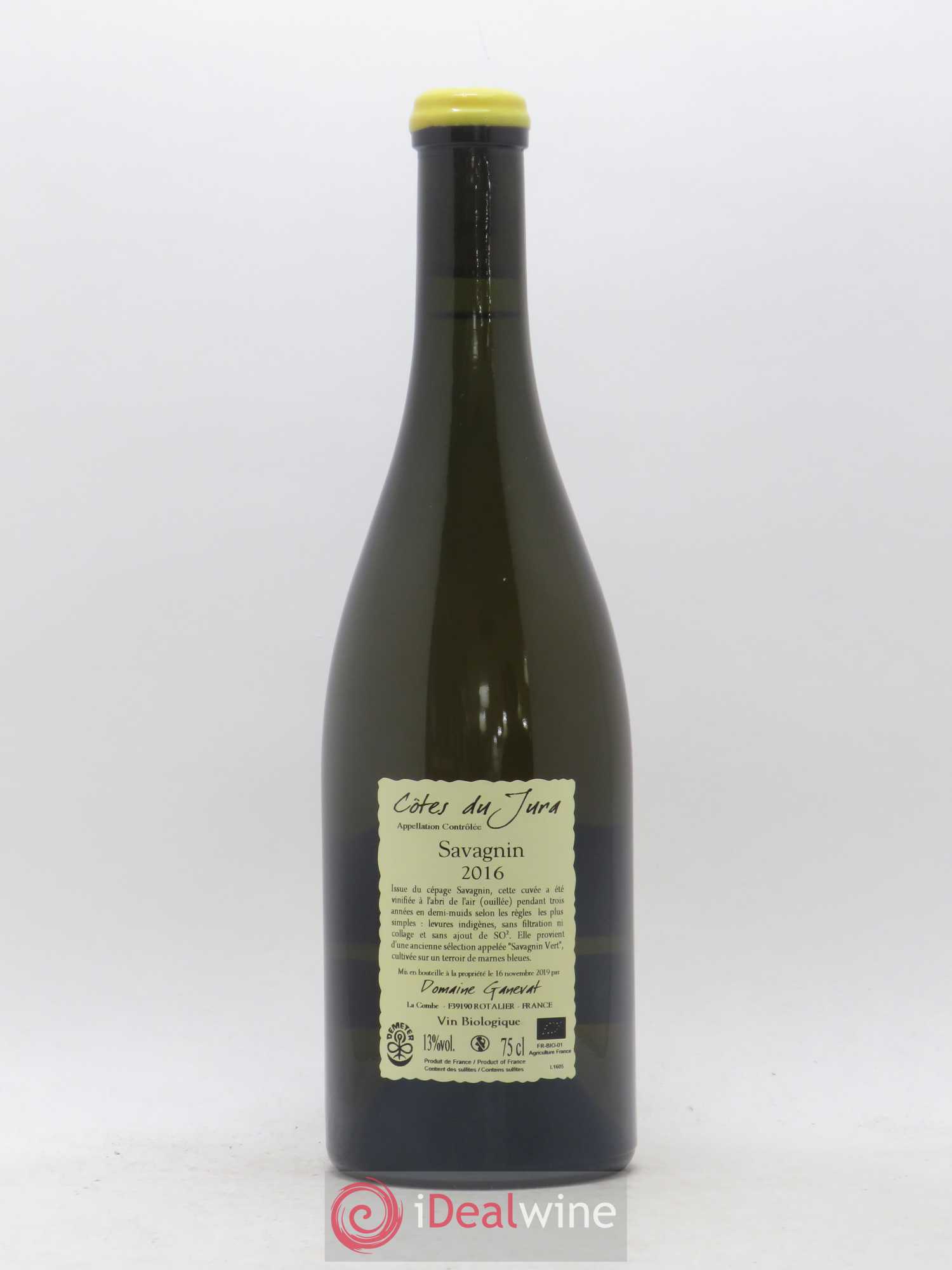 Côtes du Jura Les Chalasses Marnes Bleues Jean-François Ganevat (Domaine) 2016 - Lot de 1 bouteille - 1