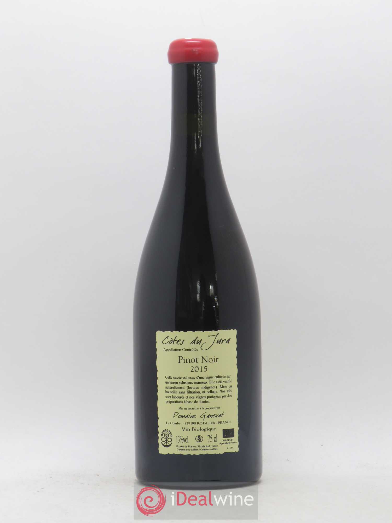 Côtes du Jura Pinot Noir En Billat  Jean-François Ganevat (Domaine) 2015 - Lot de 1 bouteille - 1