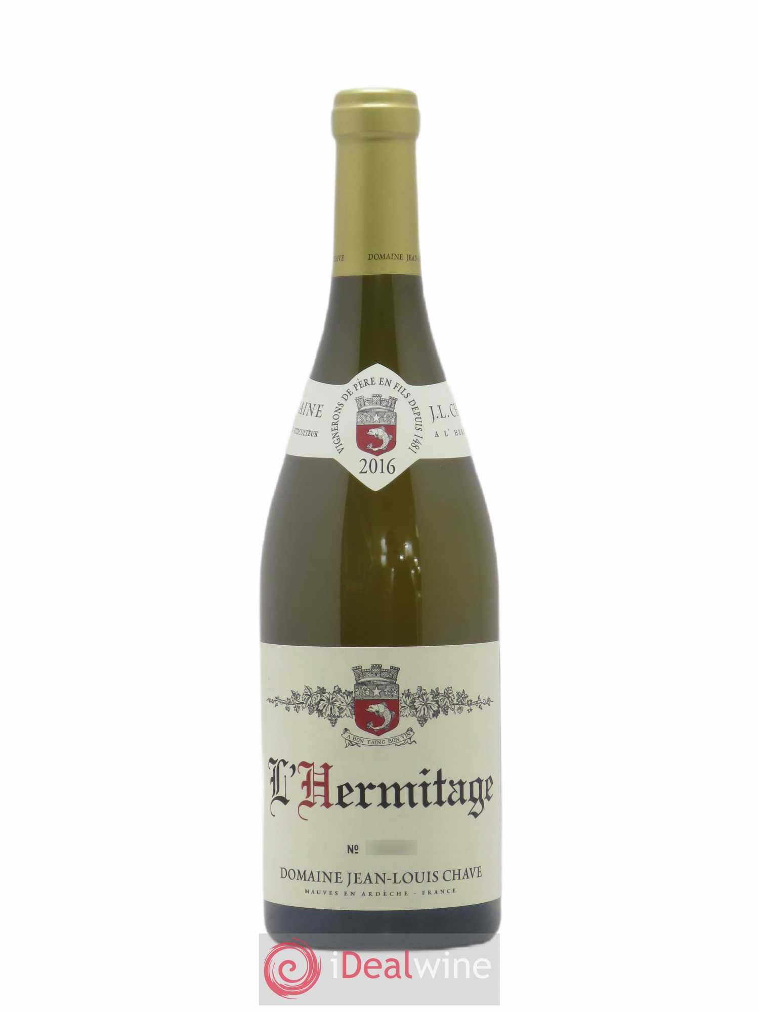 Hermitage Jean-Louis Chave 2016 - Lot de 1 bouteille - 0
