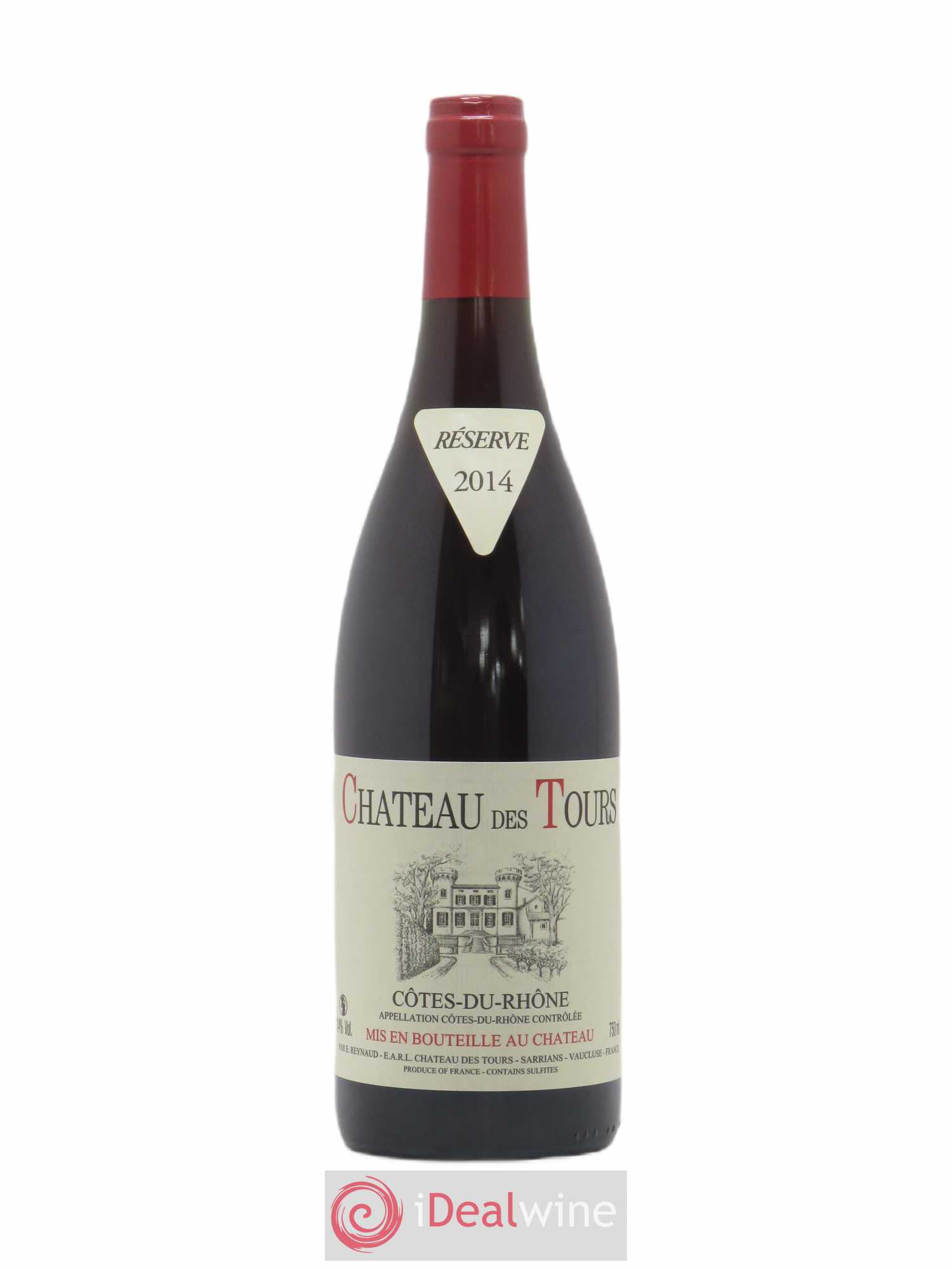 Côtes-du-Rhône Château des Tours Emmanuel Reynaud 2014 - Lot de 1 bouteille - 0