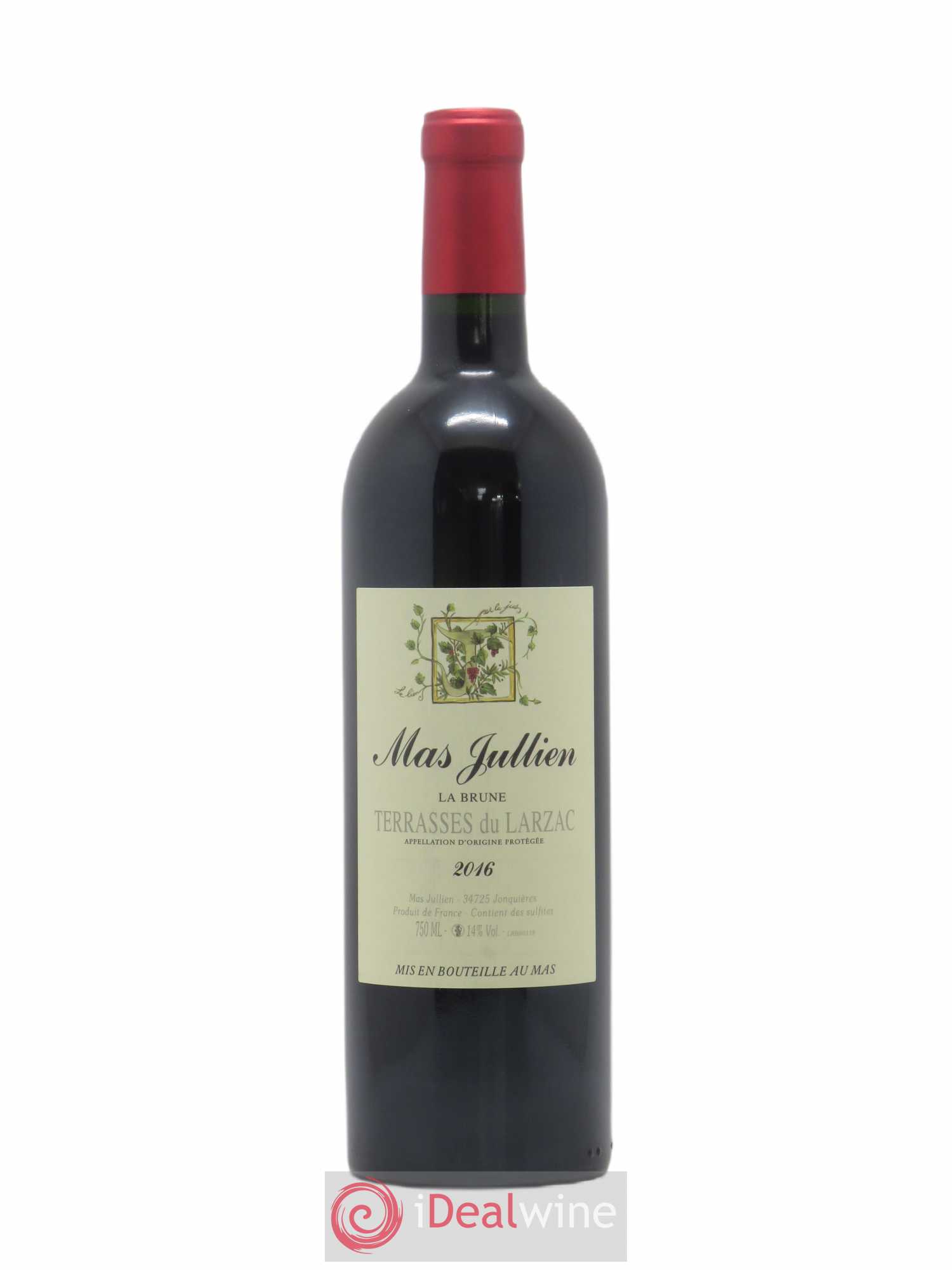 Coteaux du Languedoc Terrasses du Larzac La Brune Mas Jullien 2016 - Posten von 1 Flasche - 0