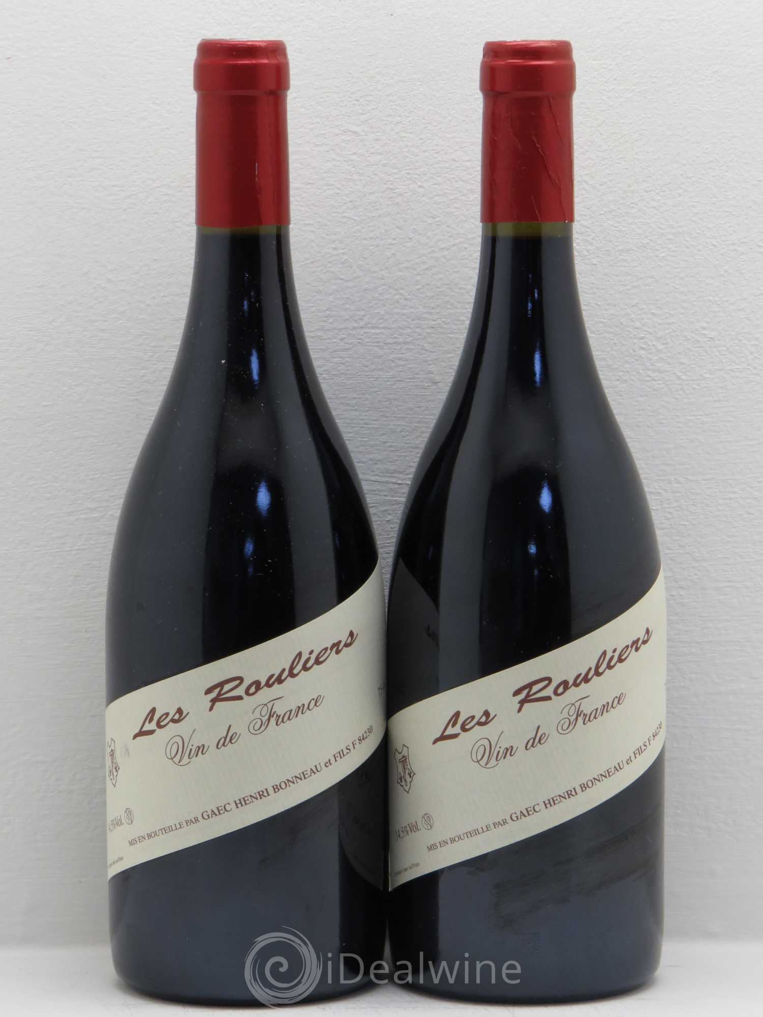 Vin de table Les Rouliers Henri Bonneau 2009 - Posten von 2 Flaschen - 0